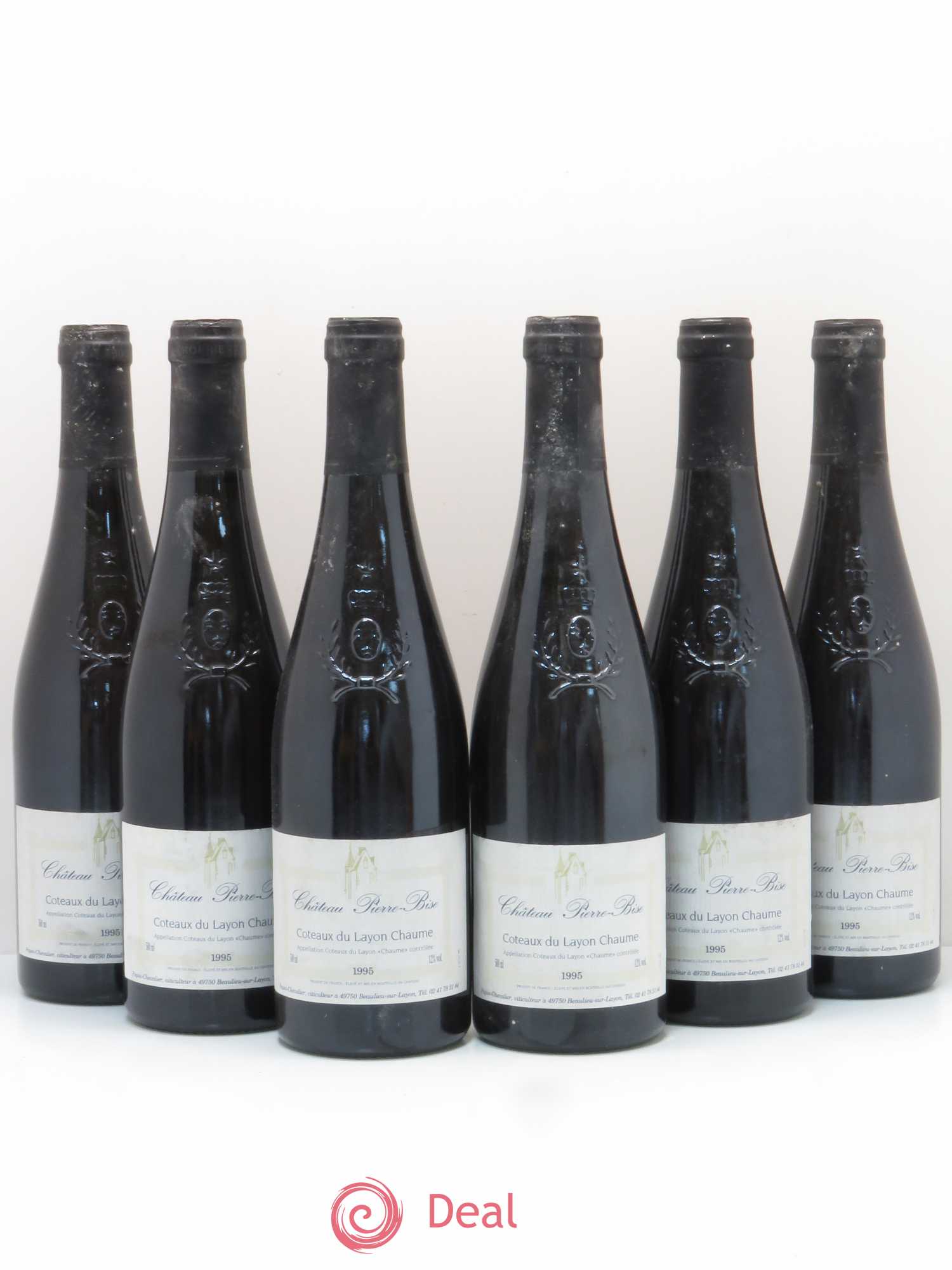 Coteaux du Layon Chaume Château Pierre Bise 1995 - Lot of 6 bottles - 0