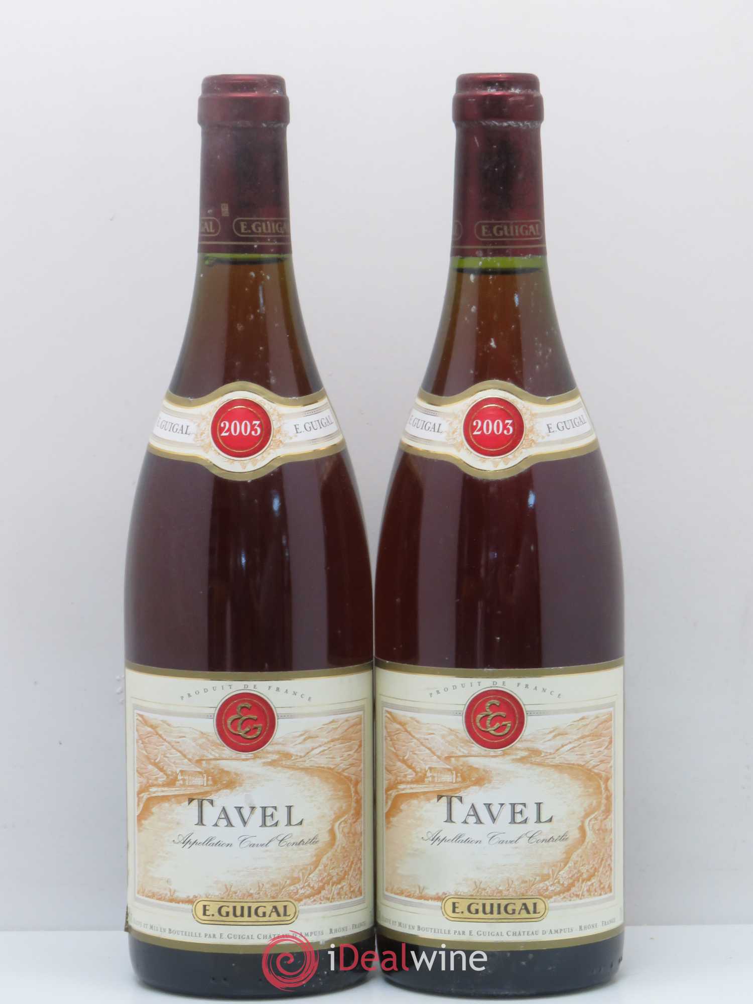 Tavel Guigal 2003 - Lot de 2 bouteilles - 0