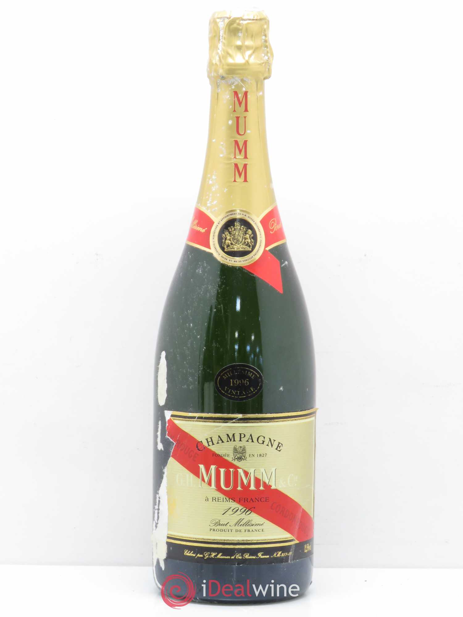 Champagne Mumm Cordon Rouge 1996 - Lot of 1 bottle - 0