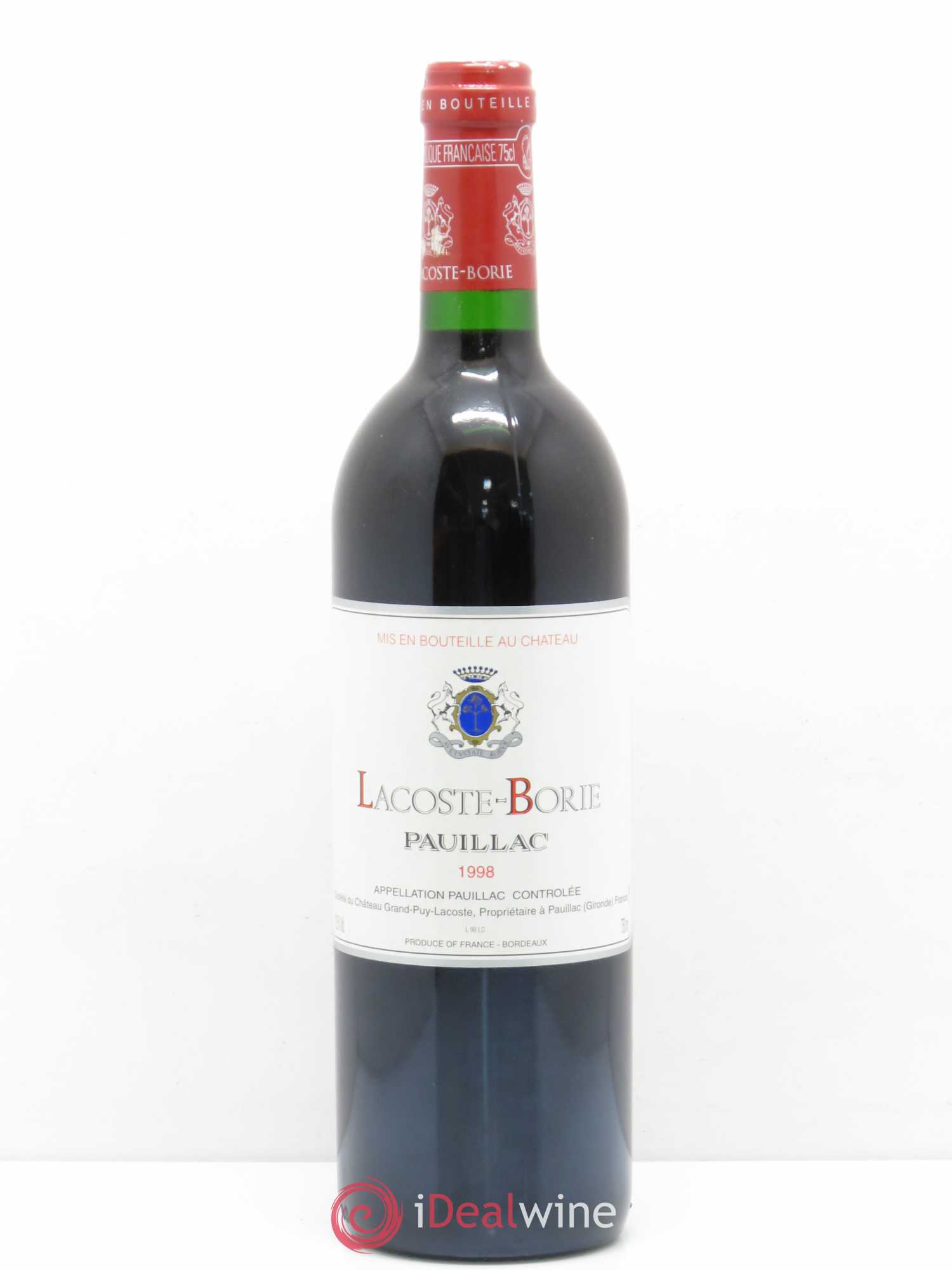 Lacoste Borie 1998 - Lot de 1 bouteille - 0