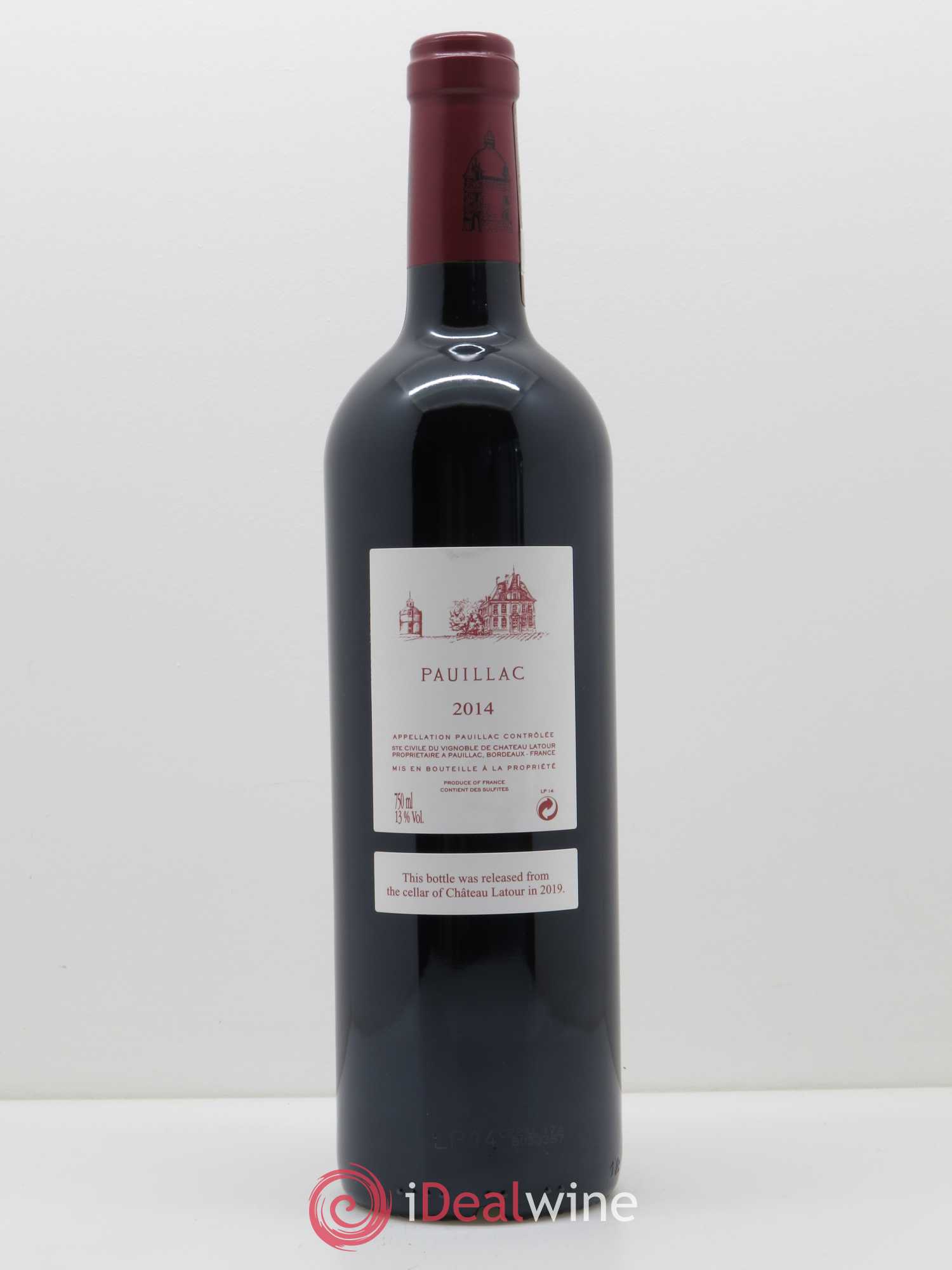 Pauillac de Château Latour 2014 - Lot de 1 bouteille - 1