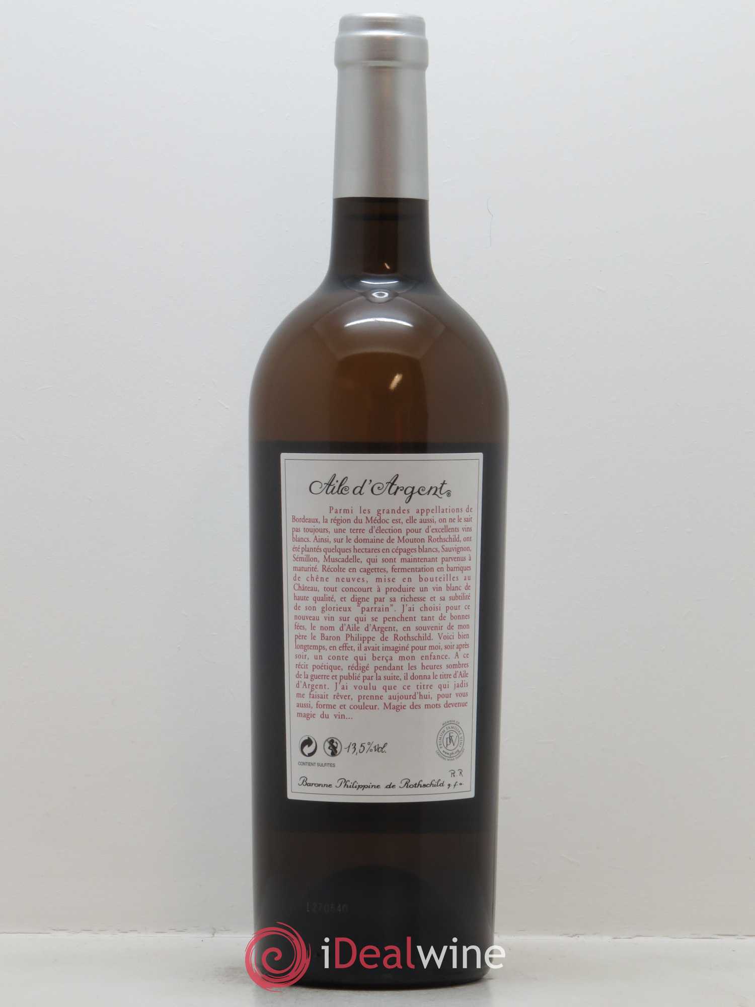 Aile d'Argent (Original-Holzkiste ab 6 St.) 2014 - Posten von 1 Flasche - 1