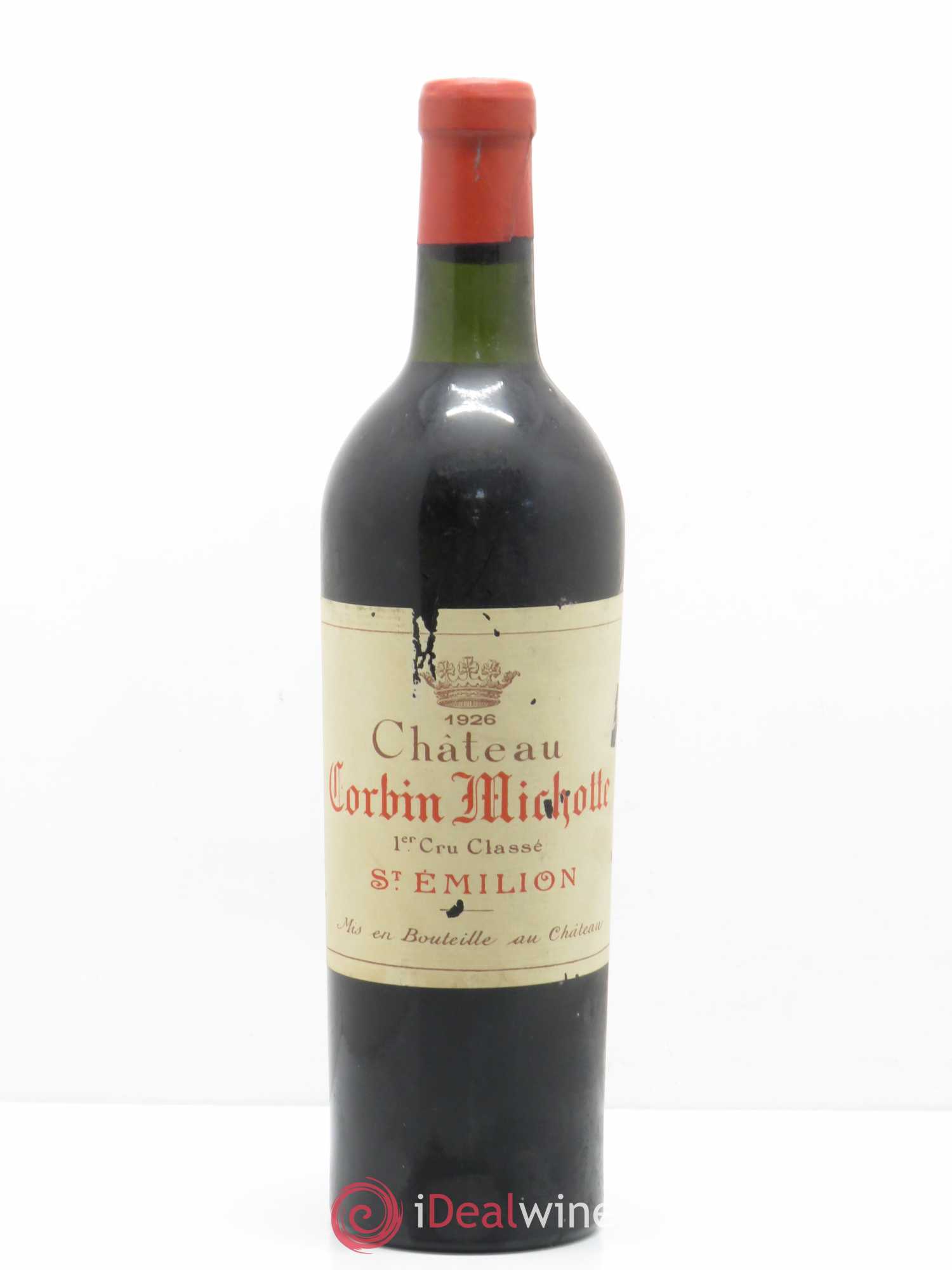 Château Corbin Michotte Grand Cru Classé 1926 - Lot of 1 bottle - 0