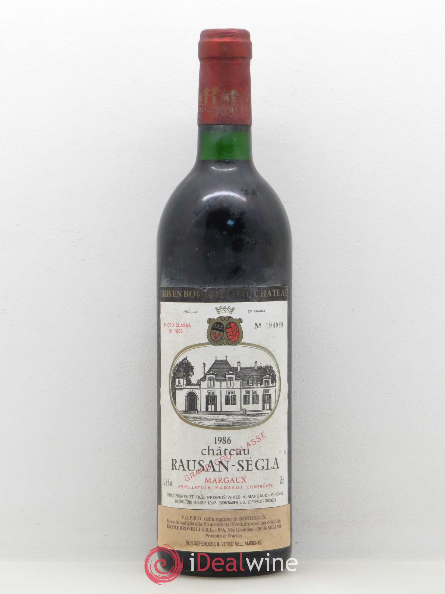 Château Rauzan Ségla 1986 - Lot of 1 bottle - 0