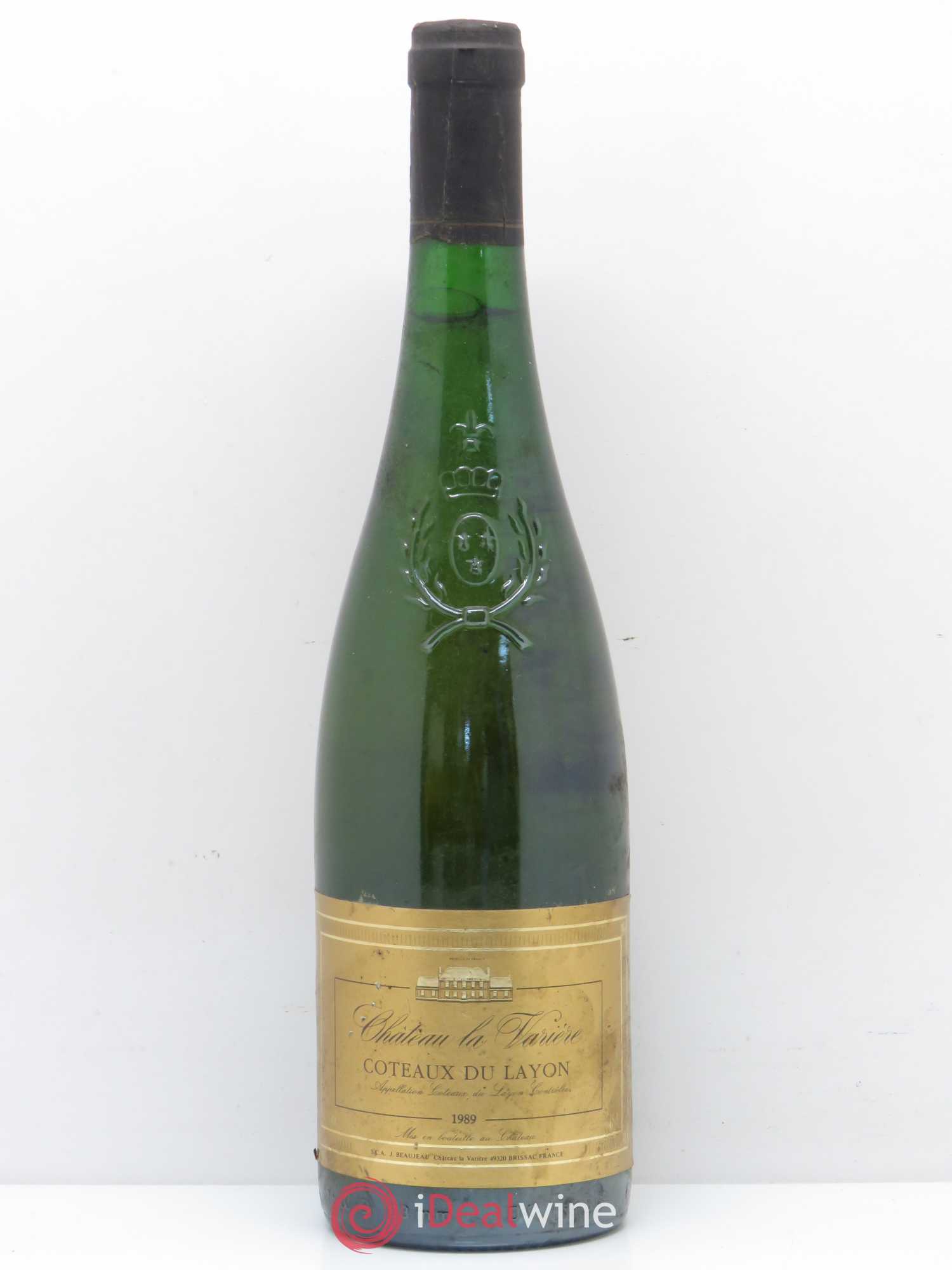 Coteaux du Layon Château Varière  1989 - Lot de 1 bouteille - 0