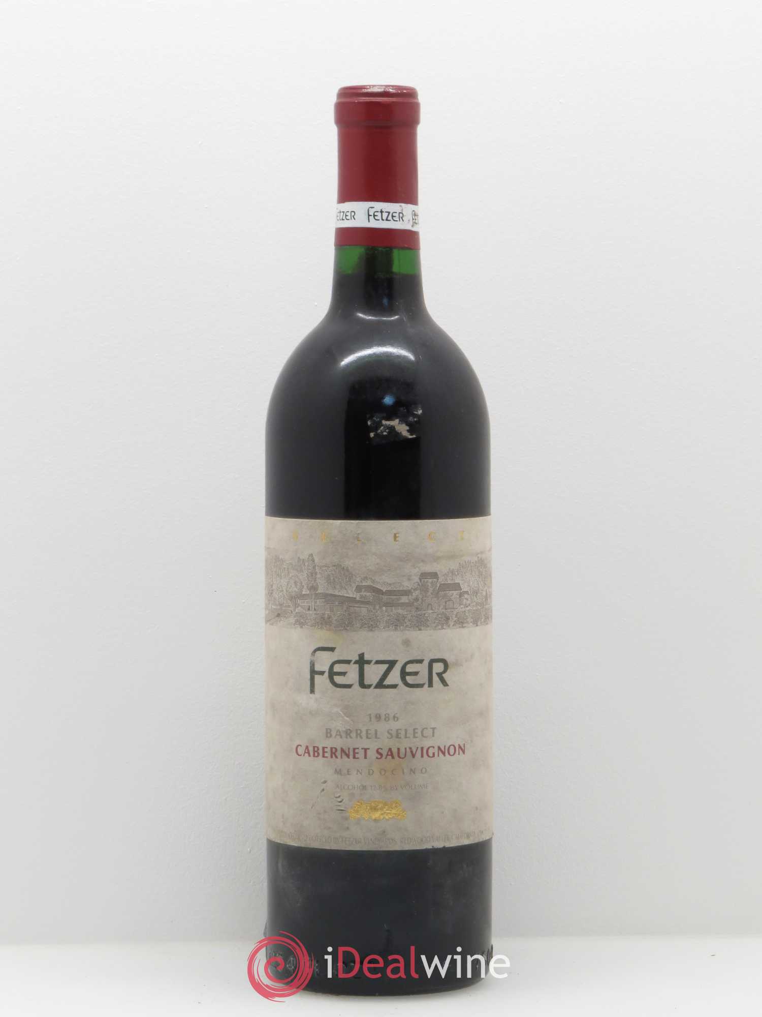 USA Fetzer Cabernet Sauvignon Barrel Select Mendocino 1986 - Lot of 1 bottle - 0