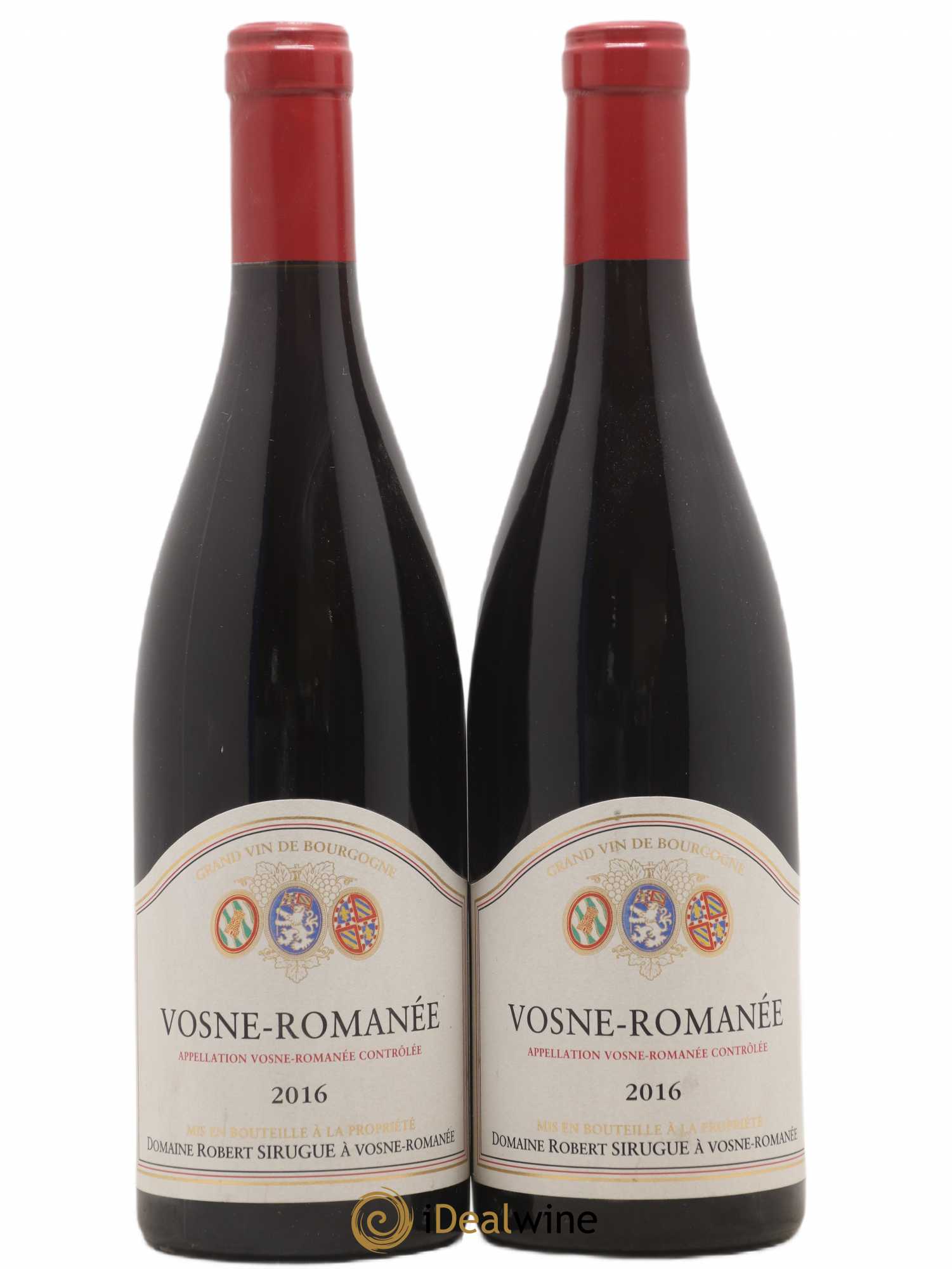 Vosne-Romanée Robert Sirugue (Domaine) 2016 - Lot of 2 bottles - 0