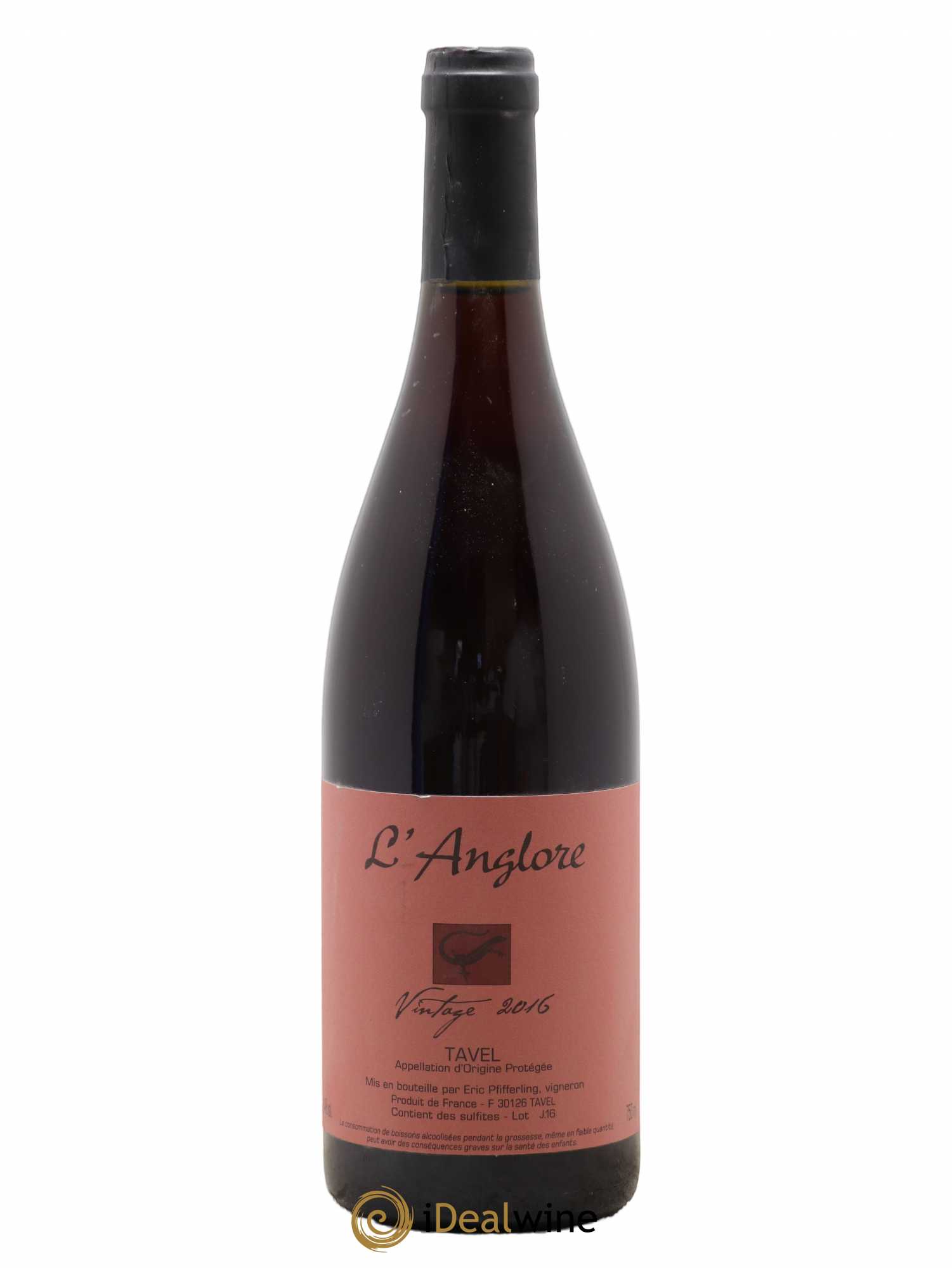 Tavel Vintage L'Anglore 2016 - Lot de 1 bouteille - 0