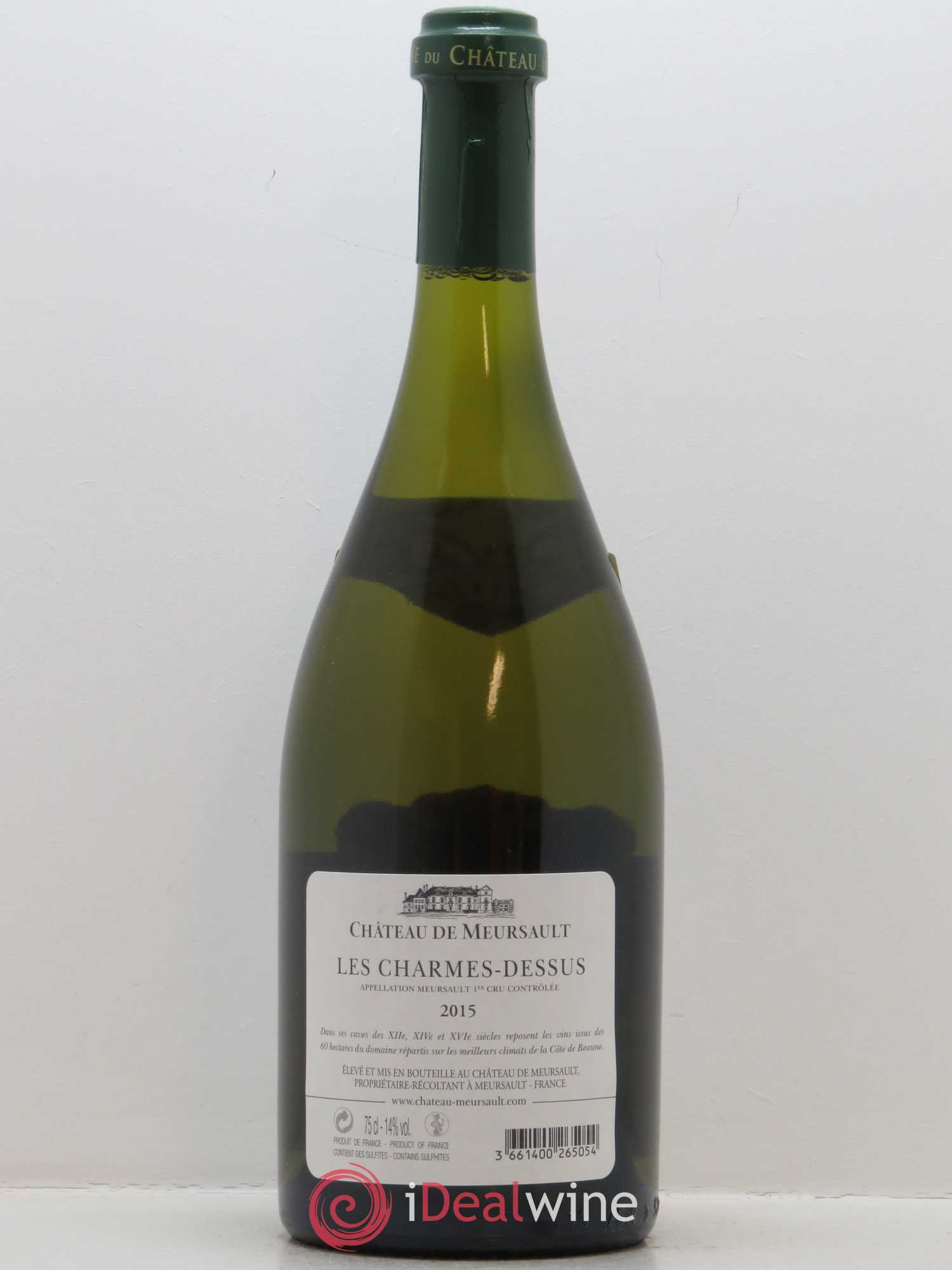 Meursault 1er Cru Les Charmes Dessus Château de Meursault 2015 - Lot of 1 bottle - 1