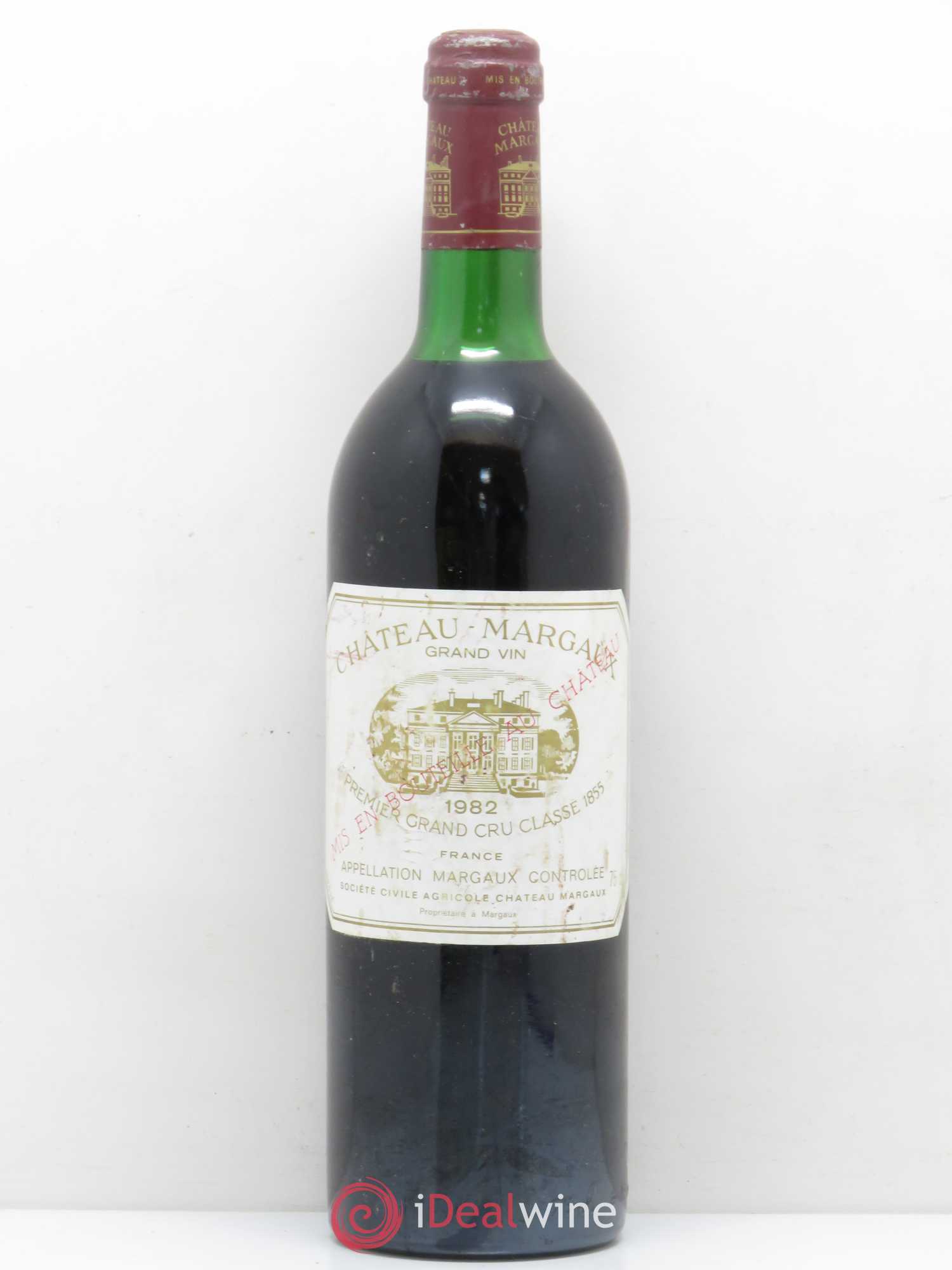 Château Margaux 1er Grand Cru Classé 1982 - Lot de 1 bouteille - 0