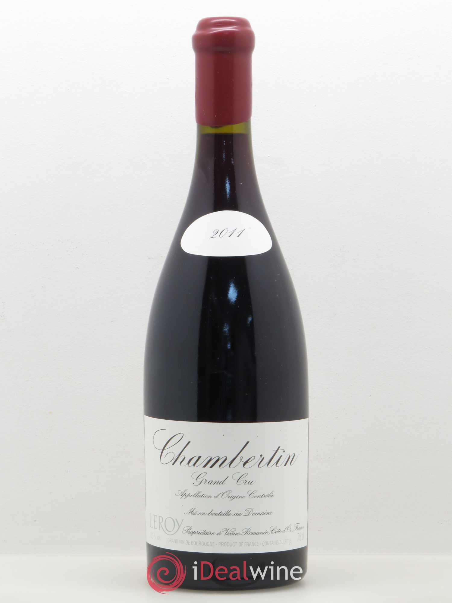 Chambertin Grand Cru Leroy (Domaine) 2011 - Lot de 1 bouteille - 0