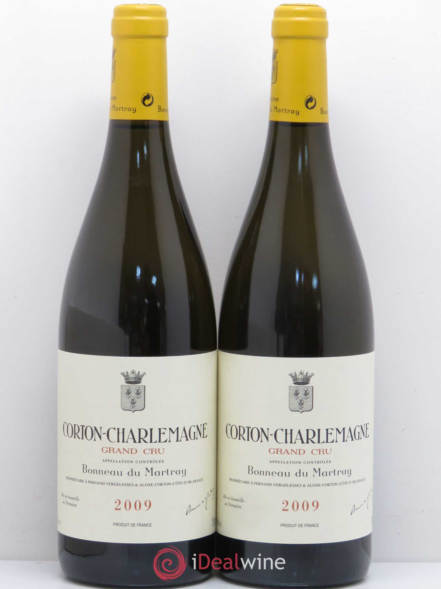 Corton-Charlemagne Grand Cru Bonneau du Martray (Domaine) 2009 - Lot de 2 bouteilles - 0