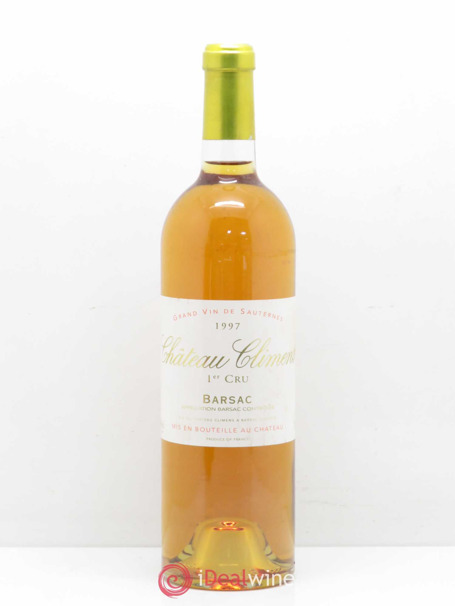 Château Climens 1er Grand Cru Classé  (sans prix de réserve) 1997 - Lot de 1 bouteille - 0