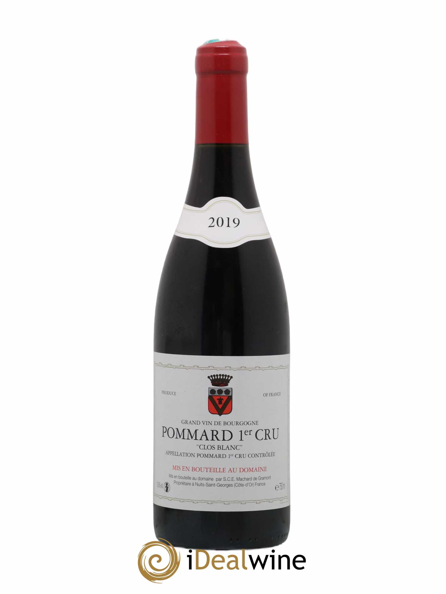 Pommard 1er Cru Clos Blanc Domaine Machard de Gramont 2019 - Lot de 1 bouteille - 0