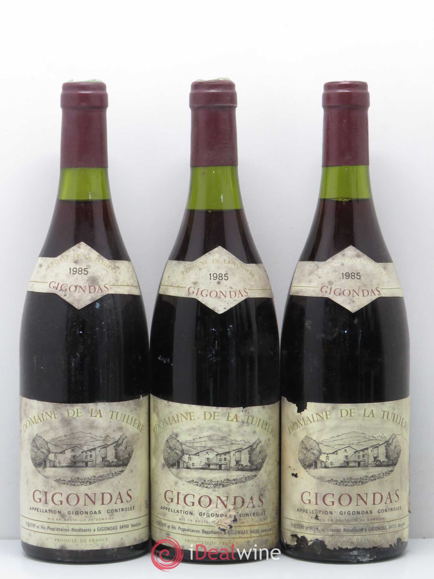 Gigondas Domaine de La Tuiliere 1985 - Lot de 6 bouteilles - 2