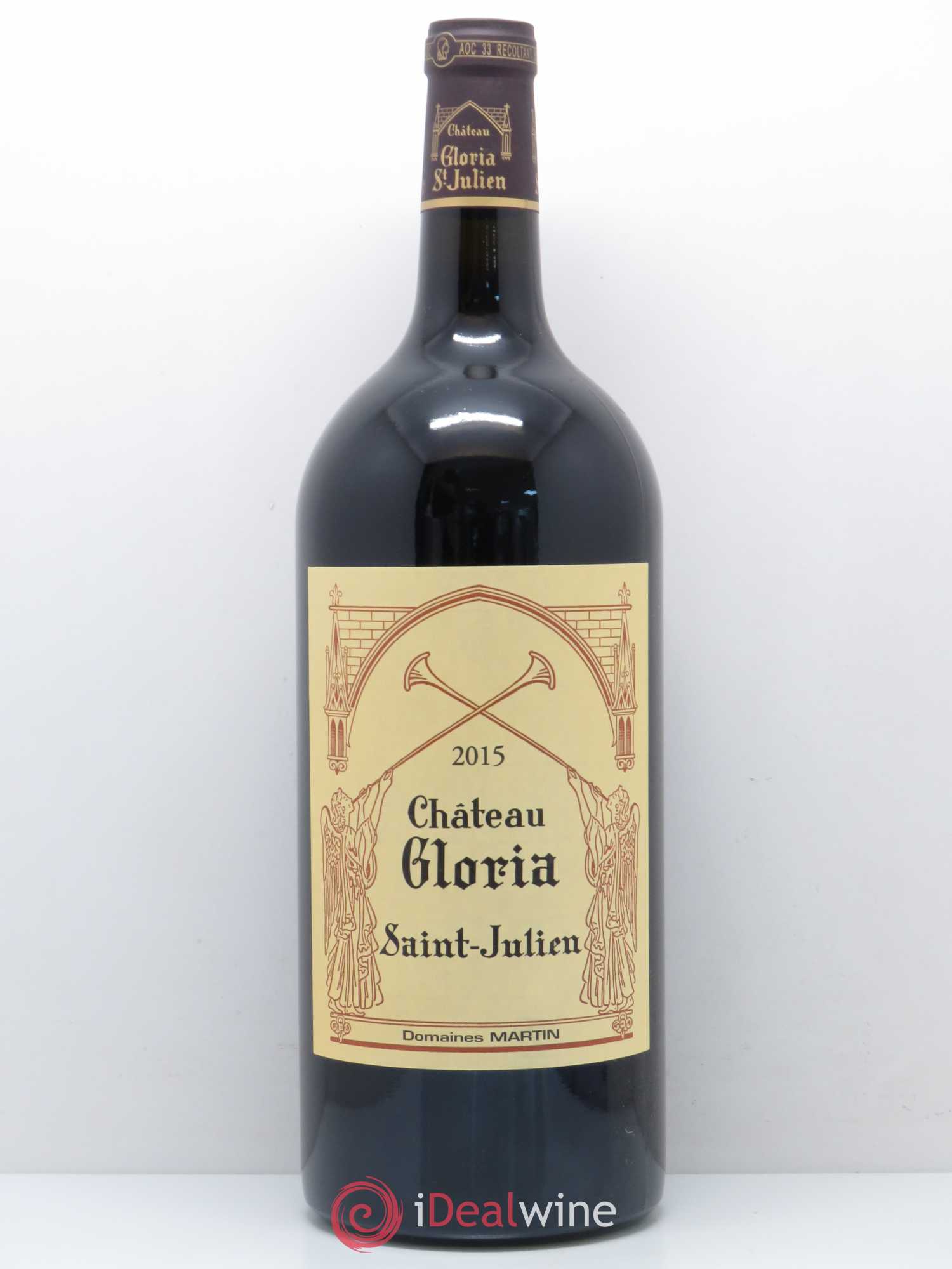 Château Gloria  (sans prix de réserve) 2015 - Lot de 1 double magnum - 0