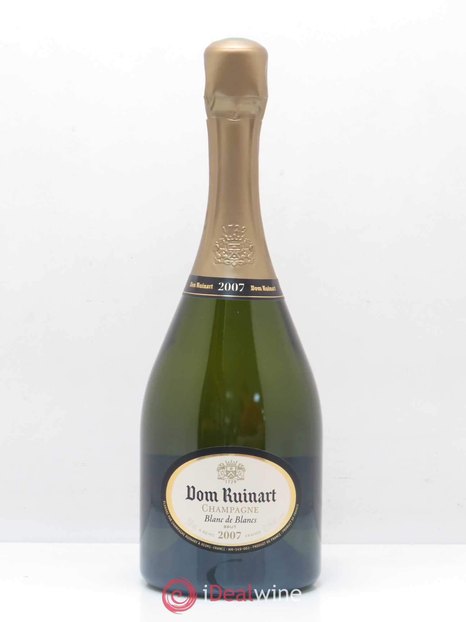 Dom Ruinart Brut Ruinart Blanc de blancs 2007 - Lot of 1 bottle - 0