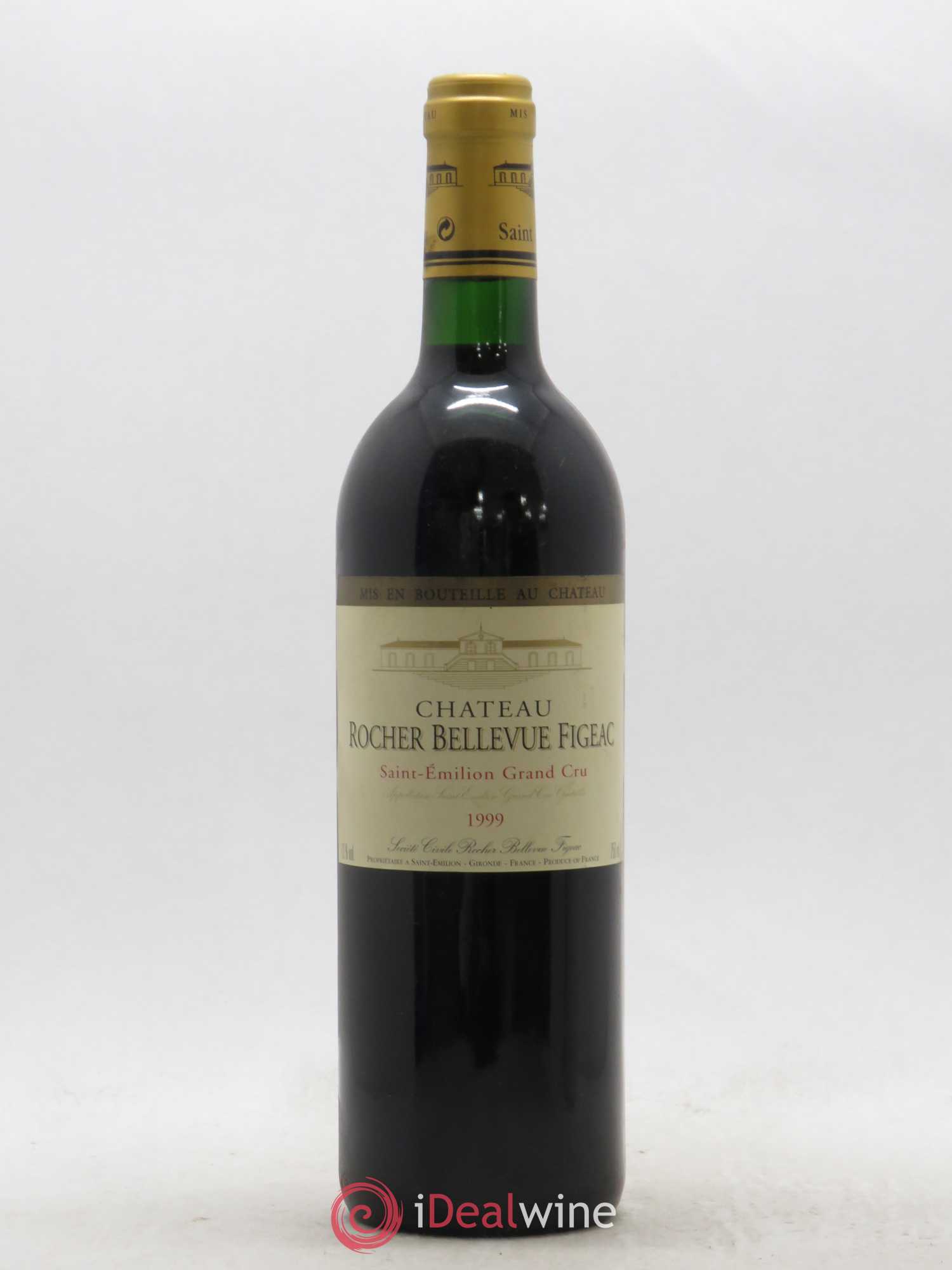 Château Rocher Bellevue Figeac  (no reserve) 1999 - Lot of 1 bottle - 0