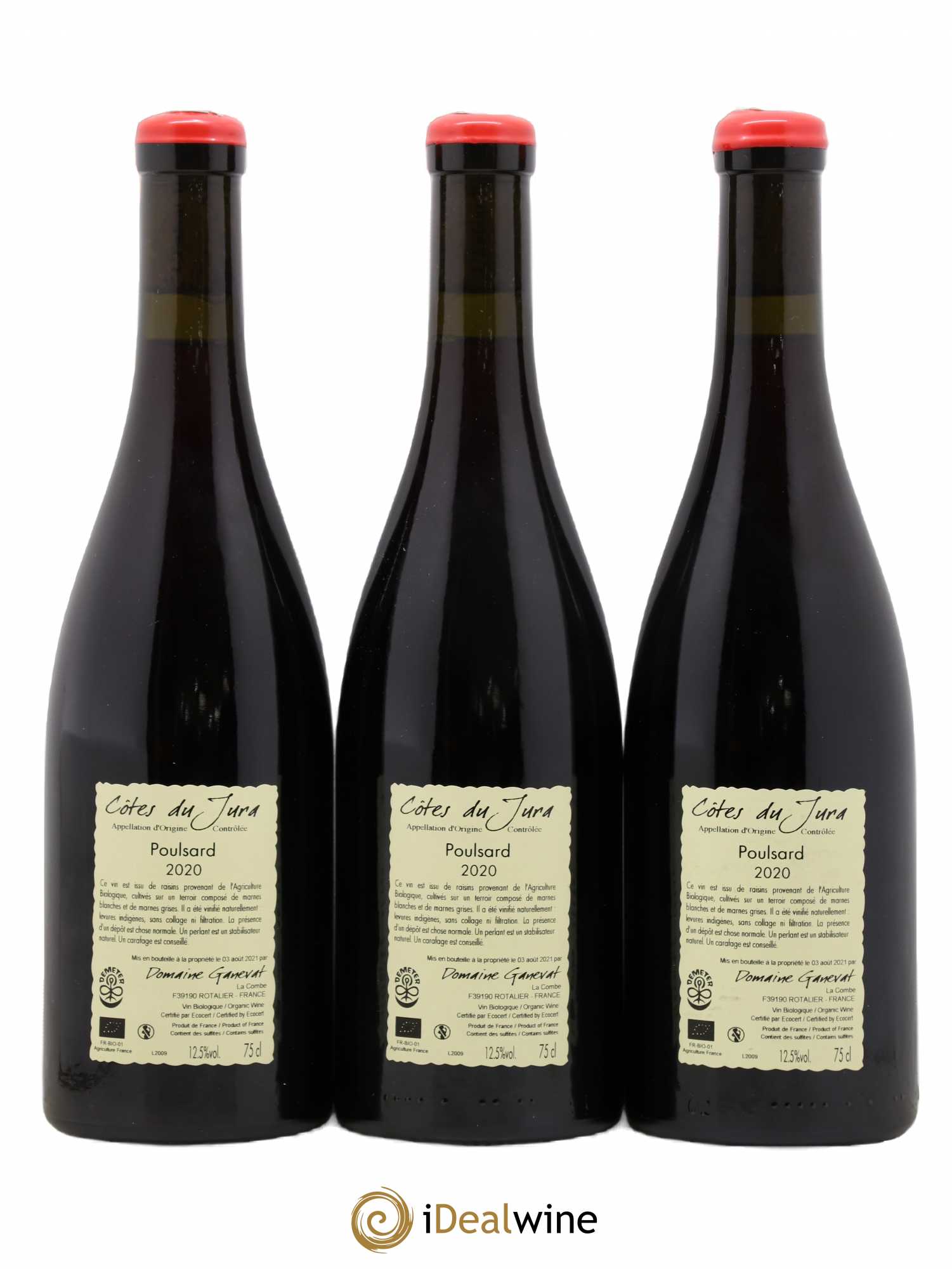 Côtes du Jura Cuvée de l'Enfant Terrible Jean-François Ganevat (Domaine) 2020 - Lot of 3 bottles - 1