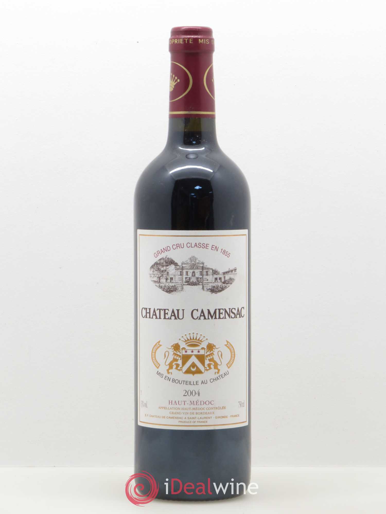 Château Camensac 5ème Grand Cru Classé 2004 - Lot de 1 bouteille - 0