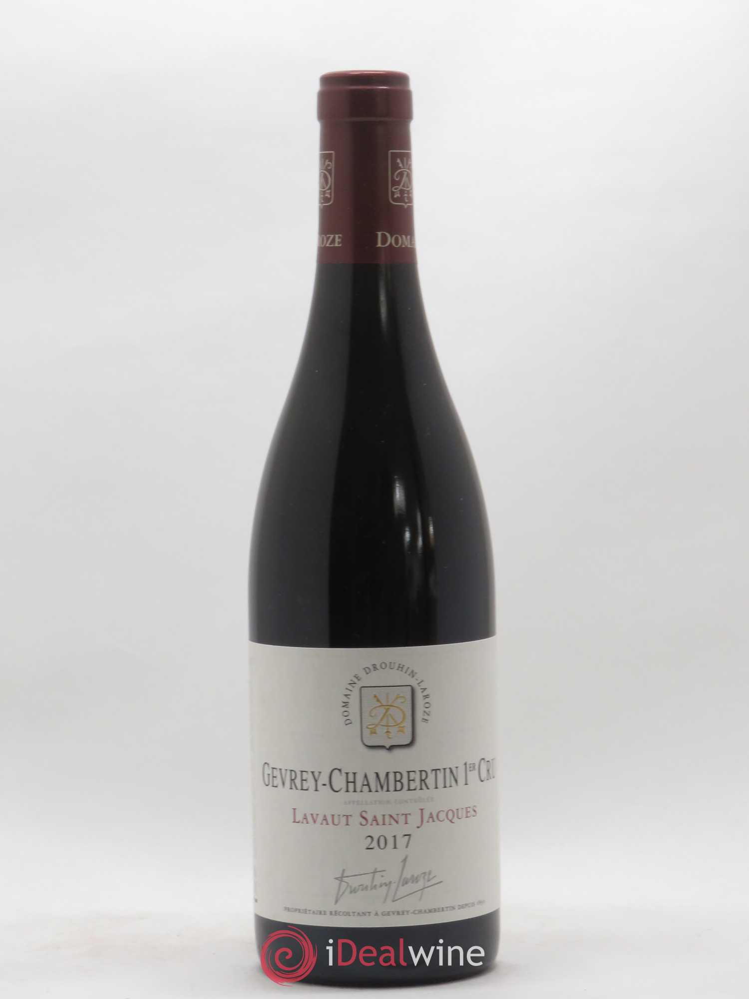 Gevrey-Chambertin 1er Cru Lavaut Saint-Jacques Domaine Drouhin-Laroze 2017 - Lot de 1 bouteille - 0