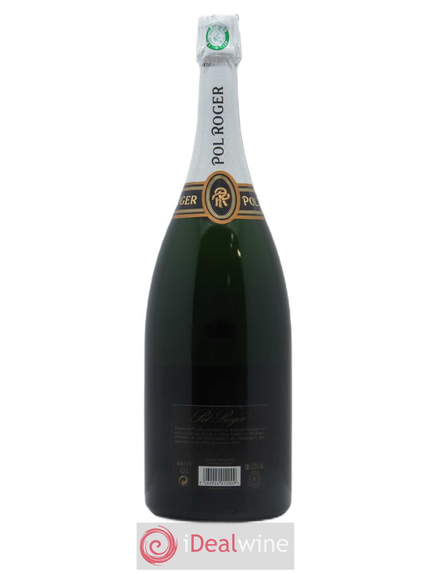 Brut Réserve Pol Roger - Lot de 1 magnum - 1