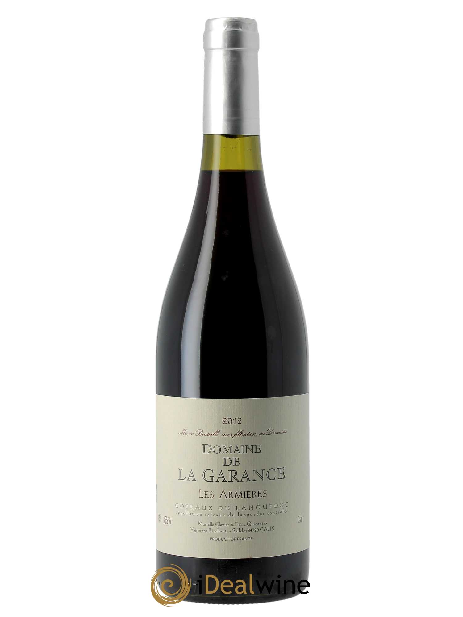 Coteaux du Languedoc de La Garance (Domaine) Les Armières 2012 - Lot de 1 bouteille - 0