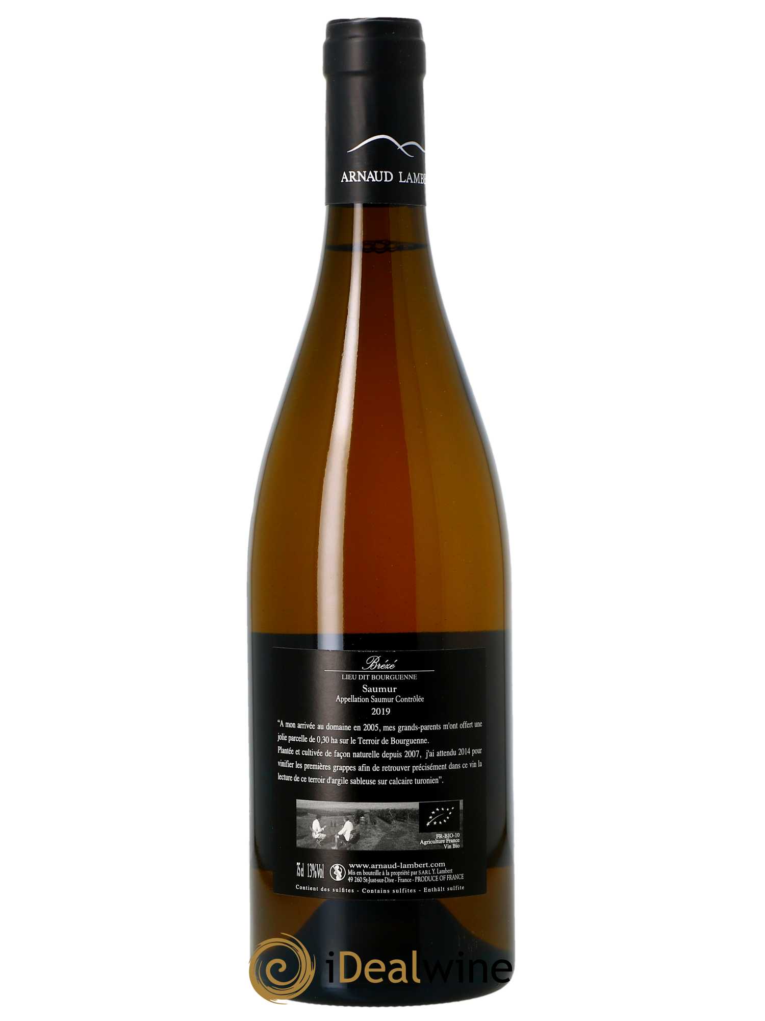 Saumur Brezé Bourguenne Arnaud Lambert 2019 - Lot de 1 bouteille - 1