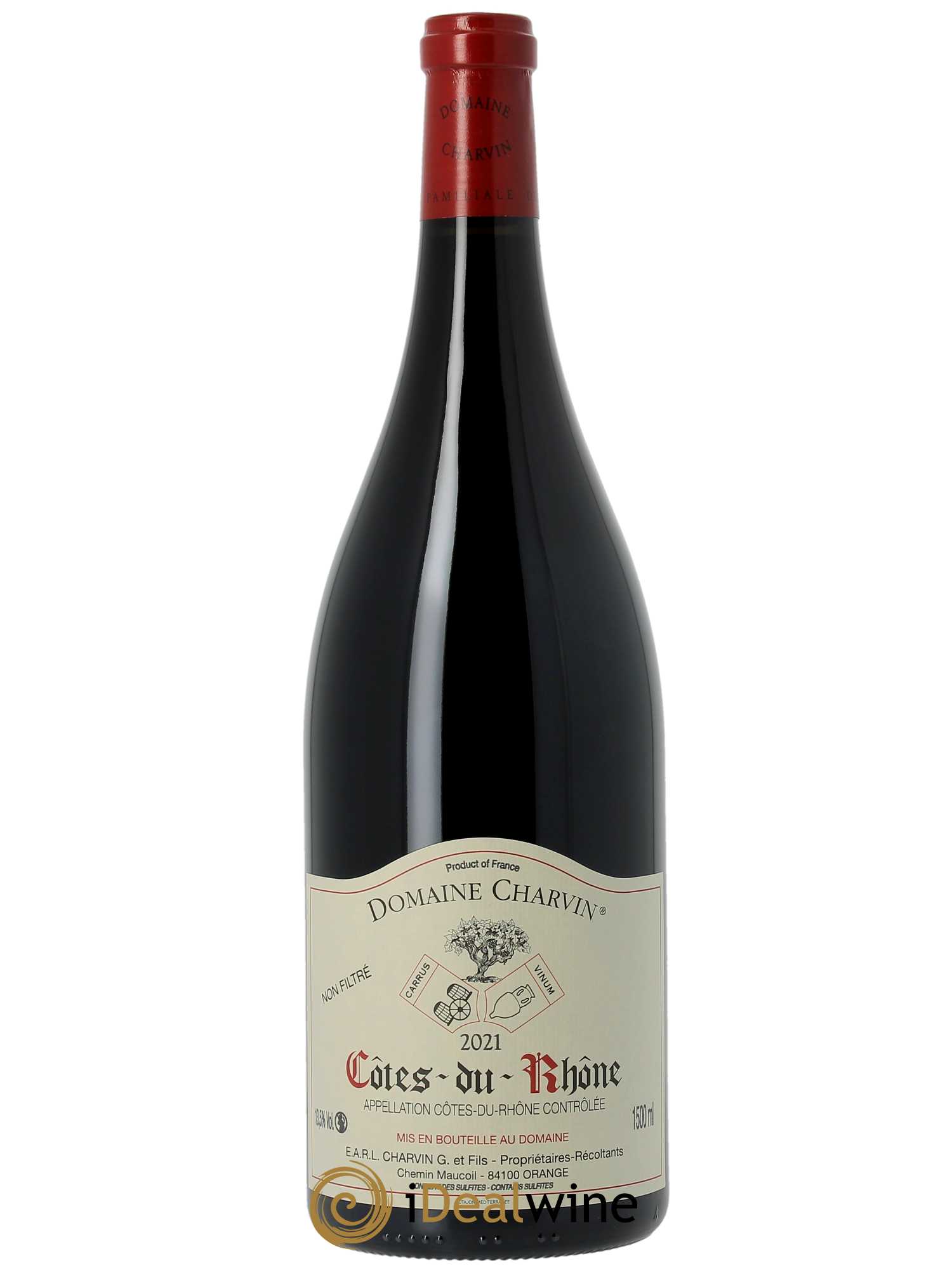 Côtes du Rhône Charvin (Domaine) 2021 - Lotto di 1 magnum - 0