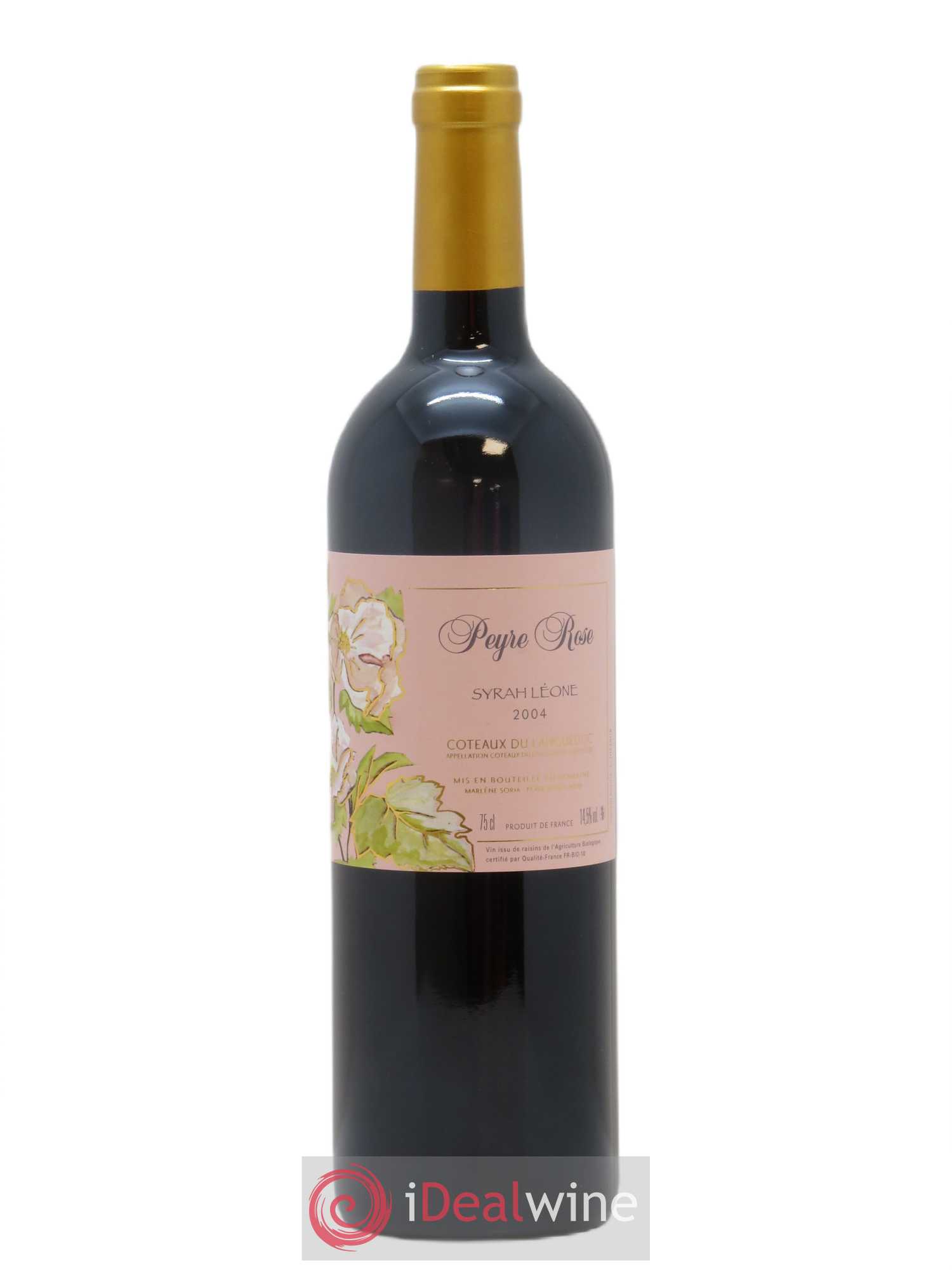 Coteaux du Languedoc Domaine Peyre Rose  Syrah Léone (anciennement Belle Léone) Marlène Soria 2004 - Lot of 1 bottle - 0