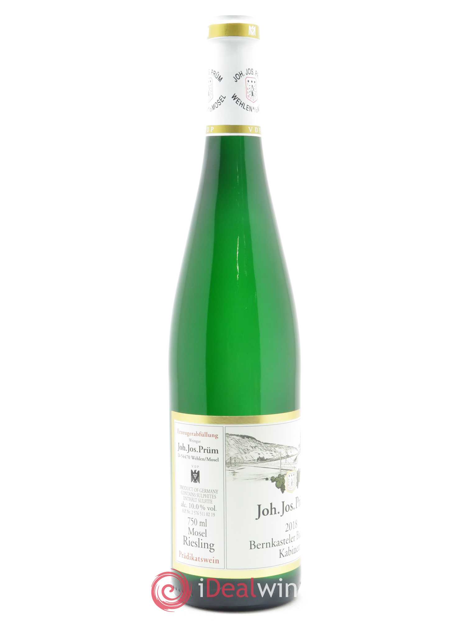 Riesling Joh. Jos. Prum Bernkasteler Badstube Kabinett 2018 - Lot of 1 bottle - 1