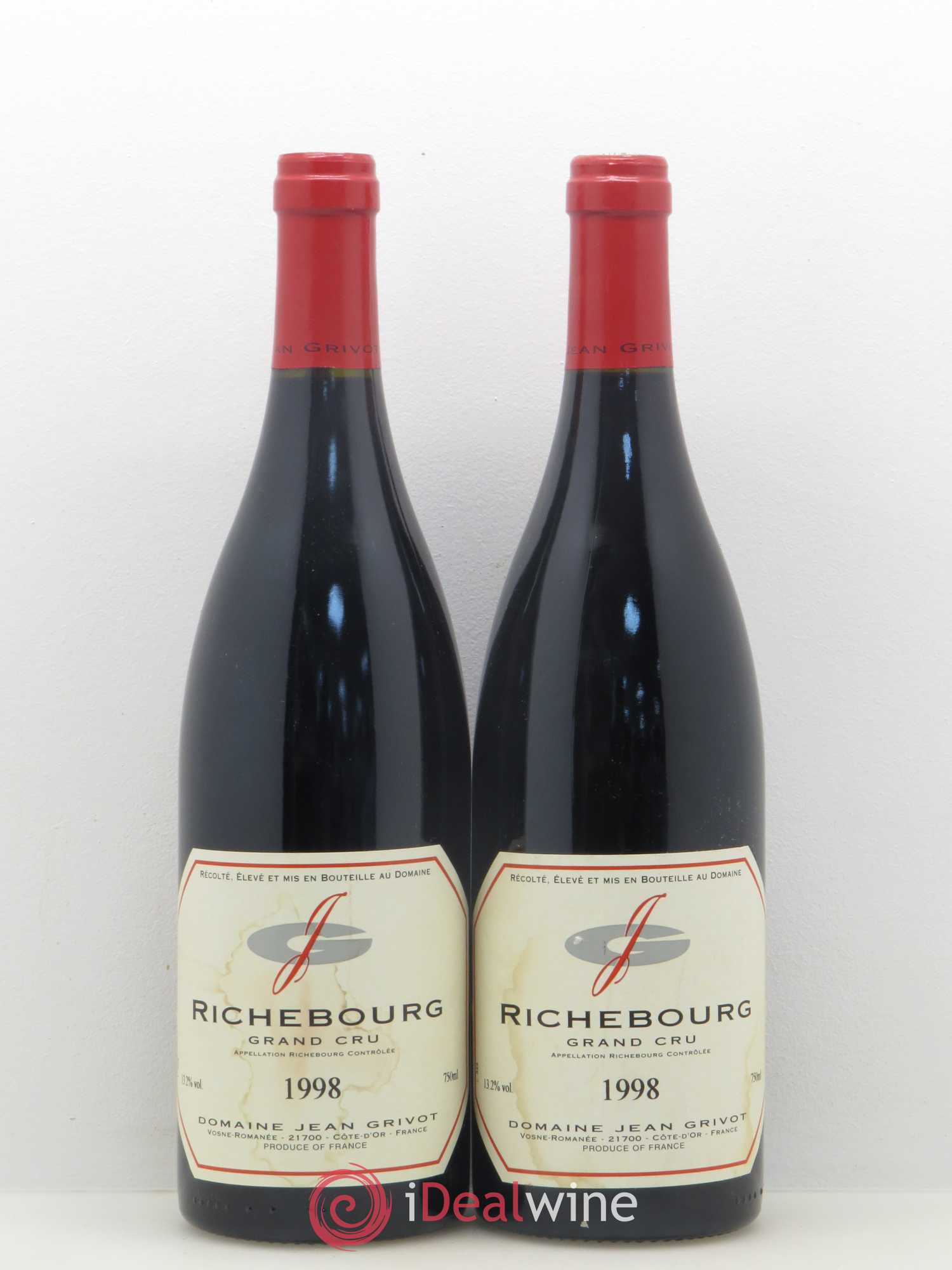 Richebourg Grand Cru Jean Grivot 1998 - Lot de 2 bouteilles - 0