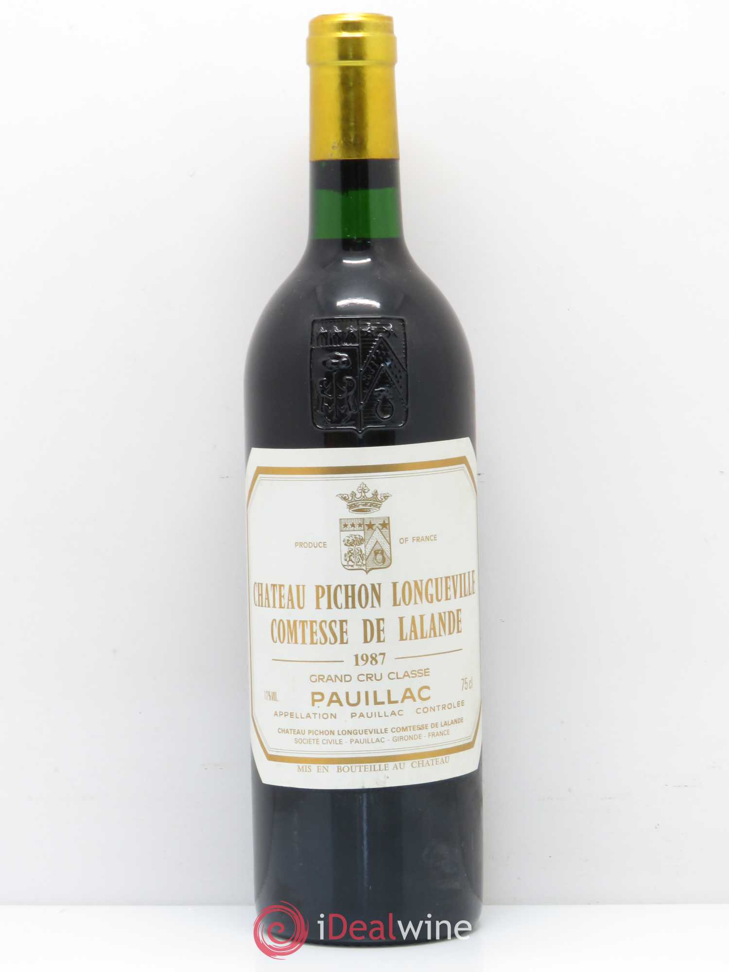 Château Pichon Longueville Comtesse de Lalande 2ème Grand Cru Classé 1987 - Lot of 1 bottle - 0