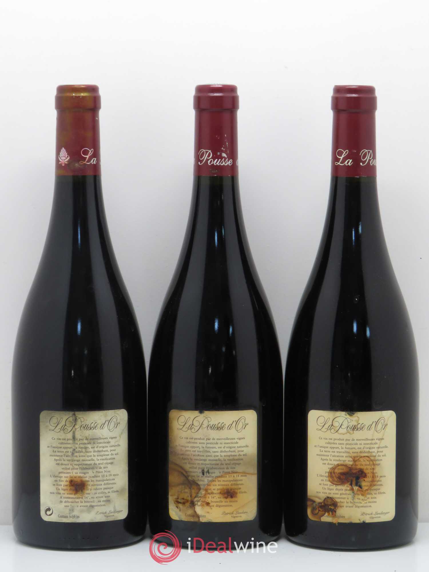 Pommard 1er Cru Les Jarollières La Pousse d'Or (Domaine de) 2005 - Lot de 3 bouteilles - 1