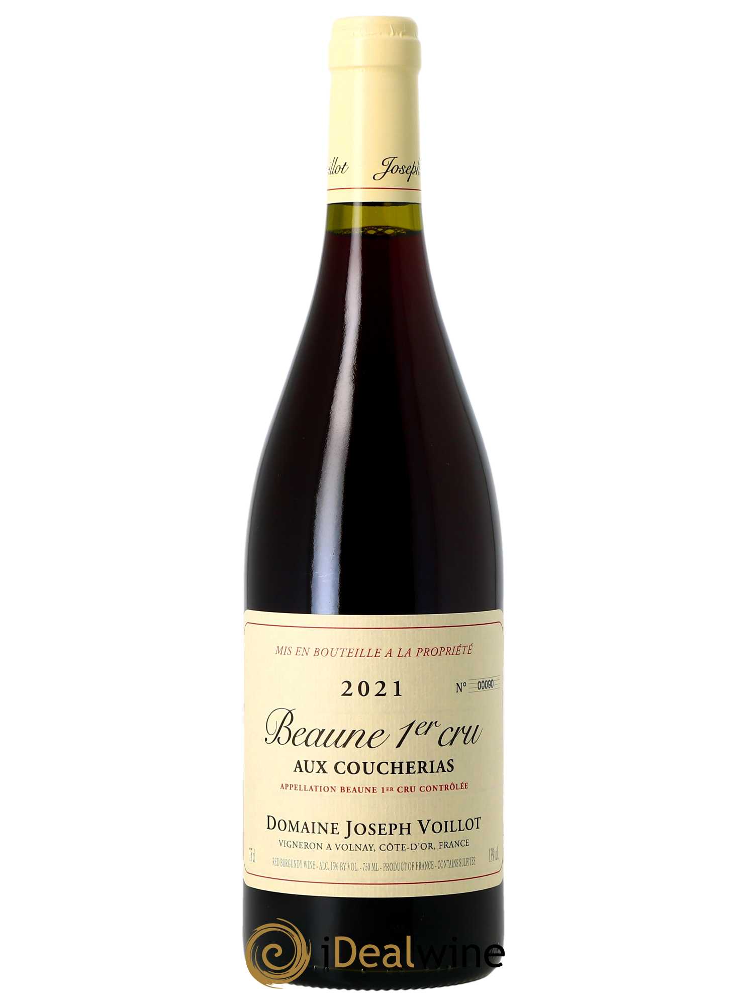 Beaune 1er Cru Aux Coucherias Joseph Voillot (Domaine) 2021 - Lot of 1 bottle - 0