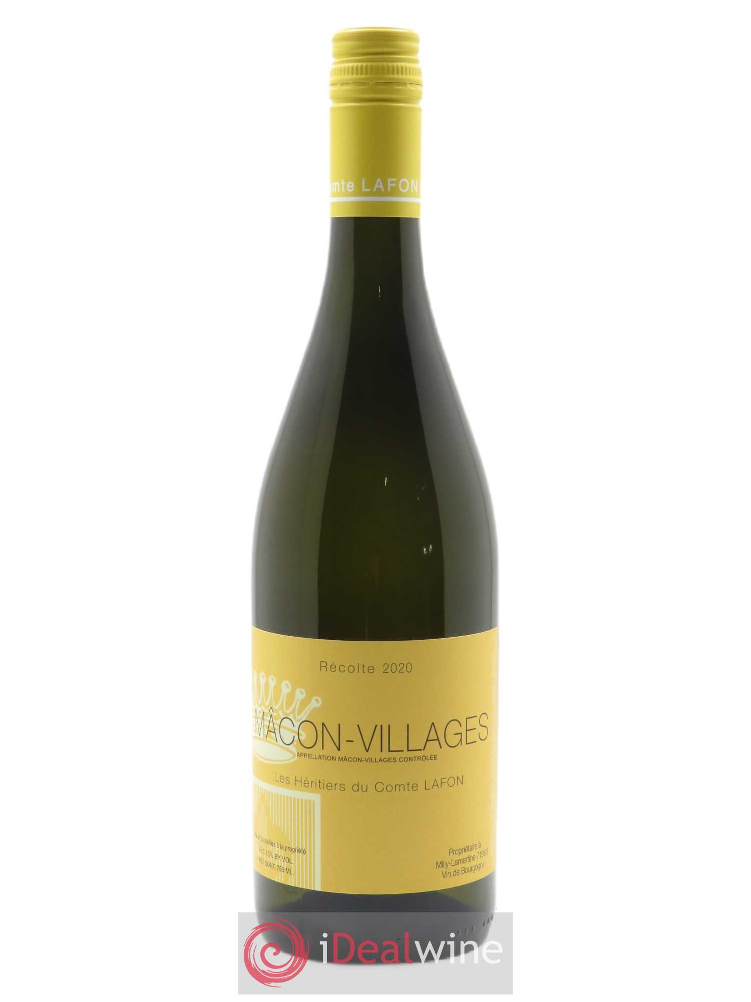 Mâcon-Villages Héritiers du Comte Lafon (Domaine des) 2020 - Lot de 1 bouteille - 0