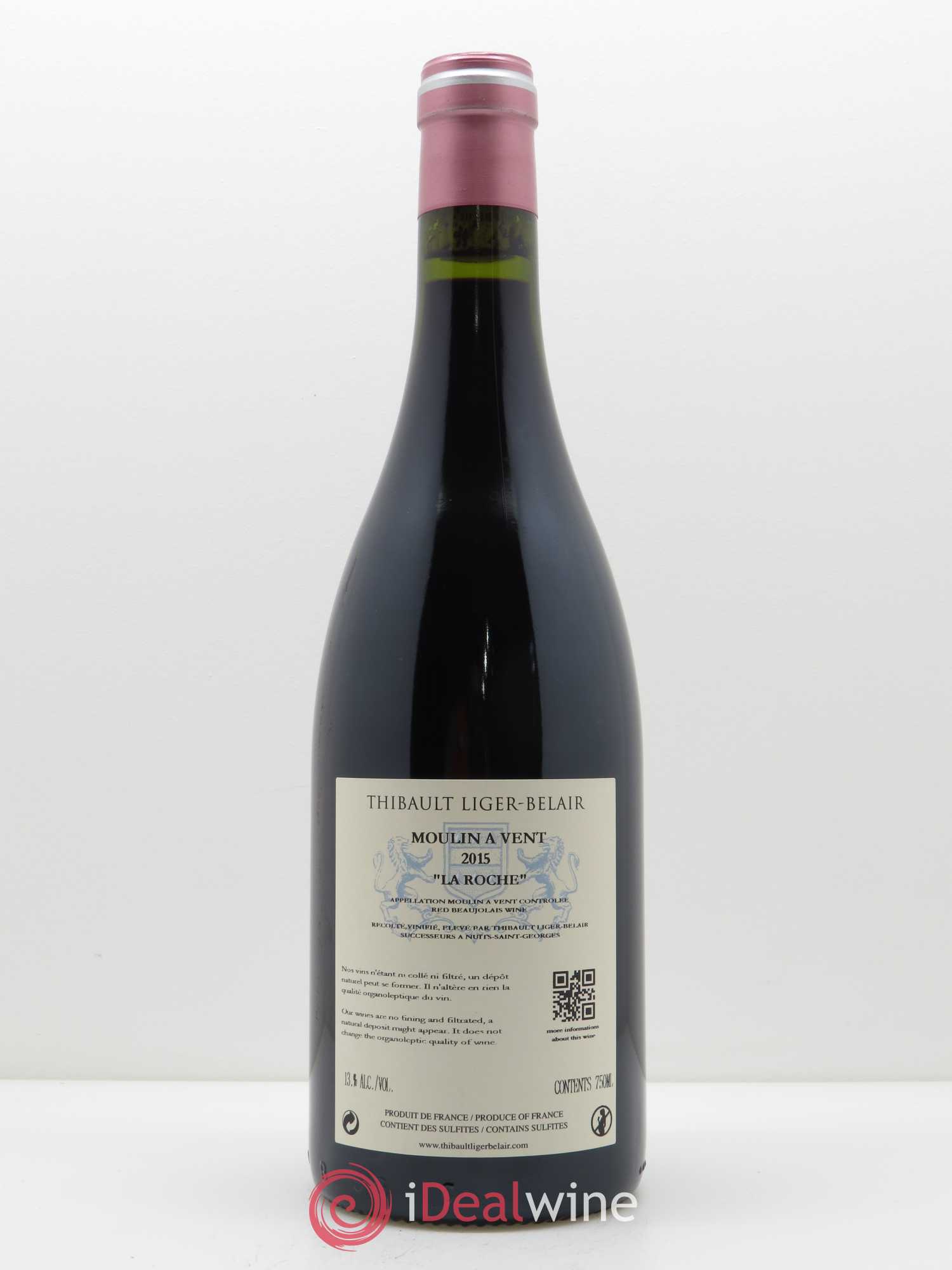 Moulin à Vent La Roche Thibault Liger-Belair 2015 - Lot de 1 bouteille - 1