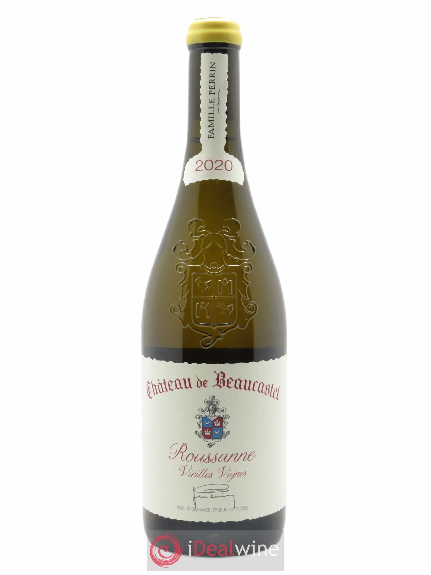 Châteauneuf-du-Pape Château de Beaucastel Vieilles vignes Roussanne Famille Perrin 2020 - Lot of 1 bottle - 0