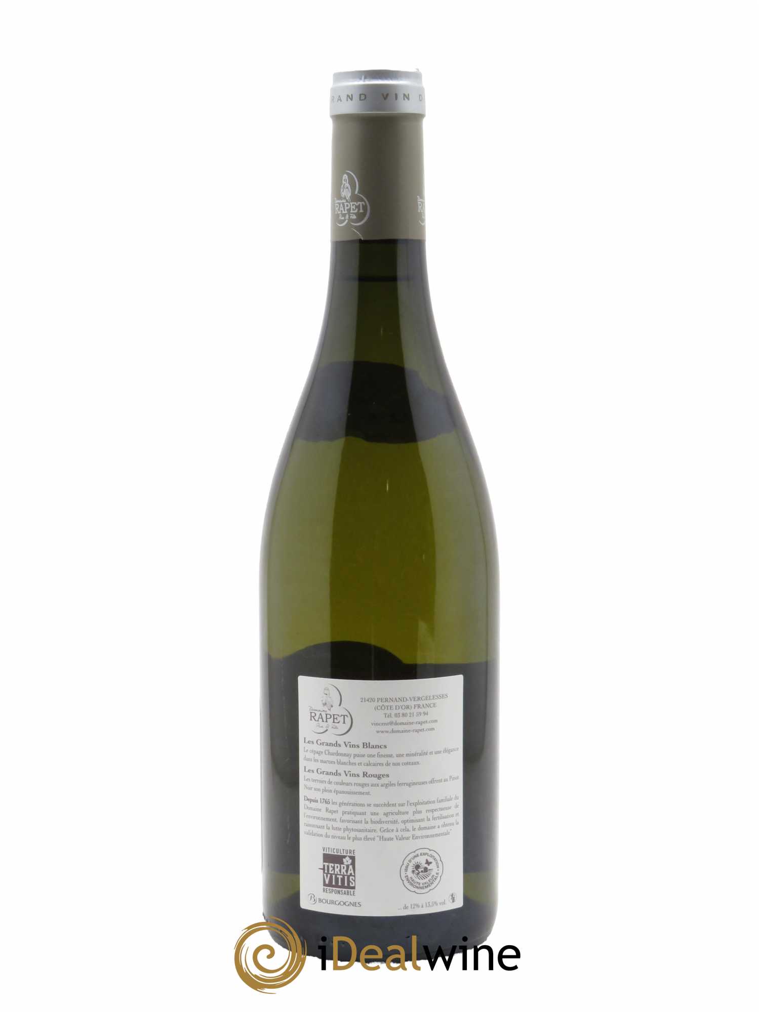 Corton-Charlemagne Grand Cru Rapet Père & Fils 2017 - Lot de 1 bouteille - 1