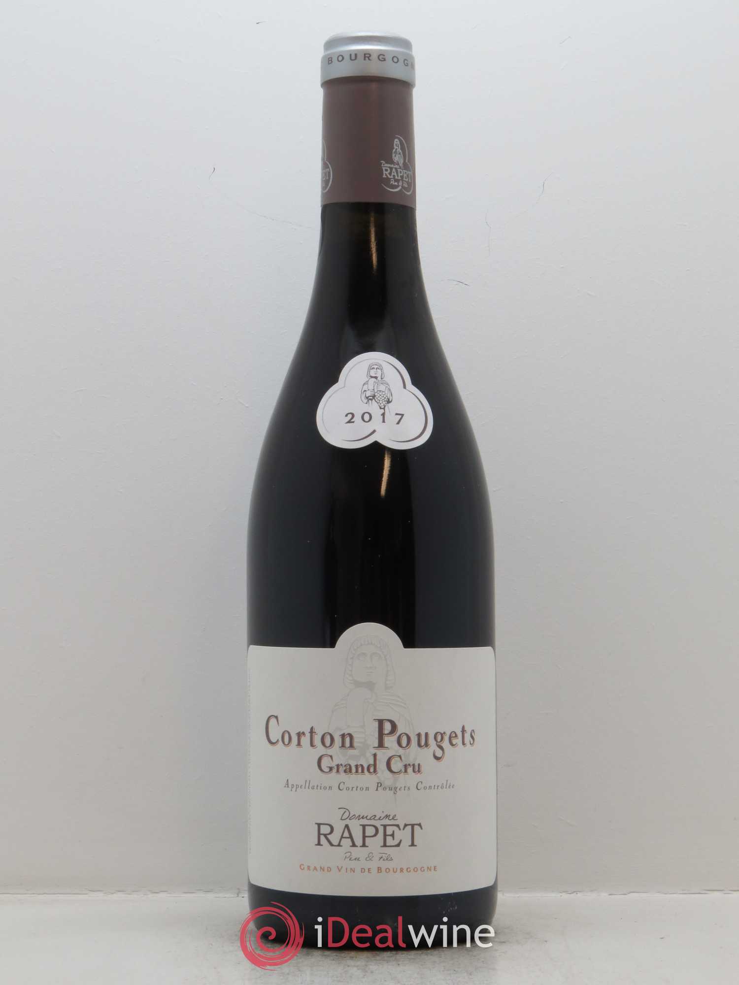 Corton Grand Cru Pougets Rapet Père & Fils 2017 - Lot de 1 bouteille - 0