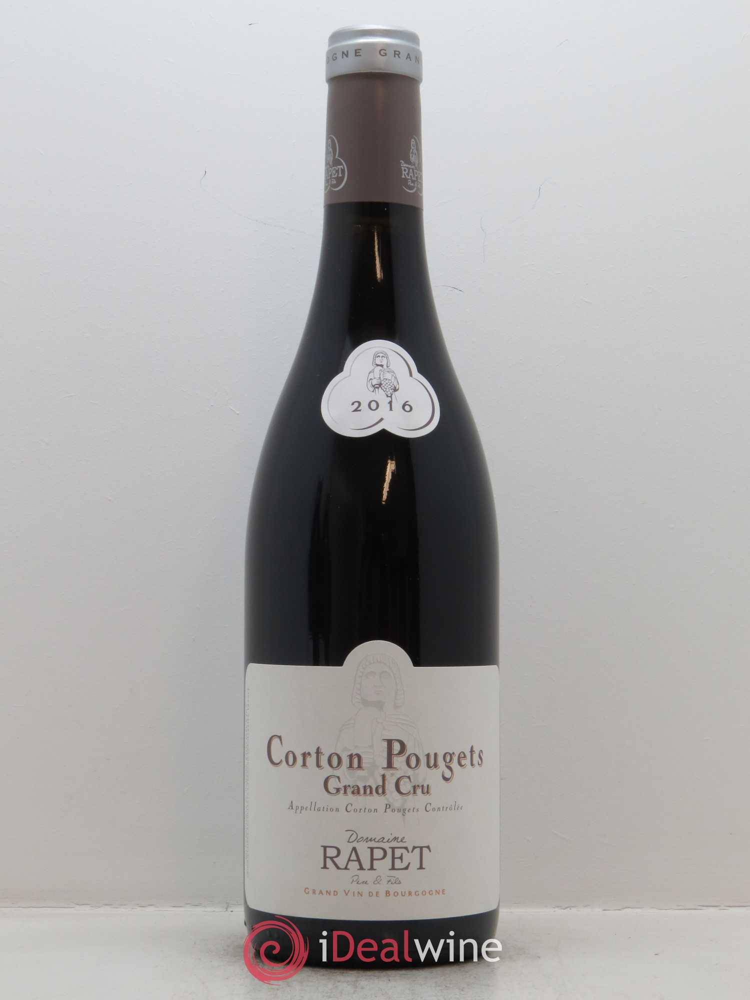 Corton Grand Cru Pougets Rapet Père & Fils 2016 - Lot de 1 bouteille - 0