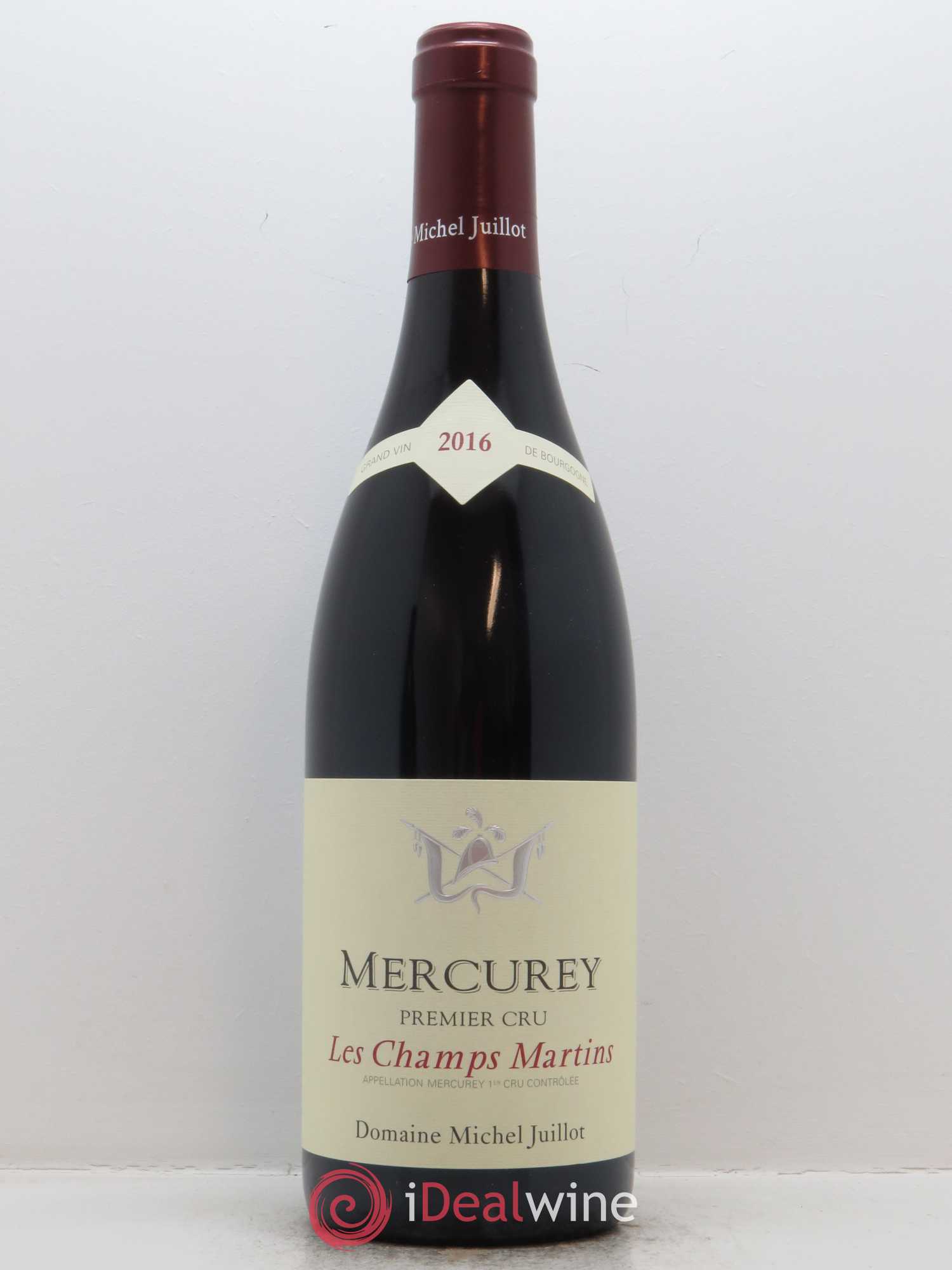 Mercurey 1er Cru Les Champs Martins Michel Juillot (Domaine) 2016 - Lot of 1 bottle - 0