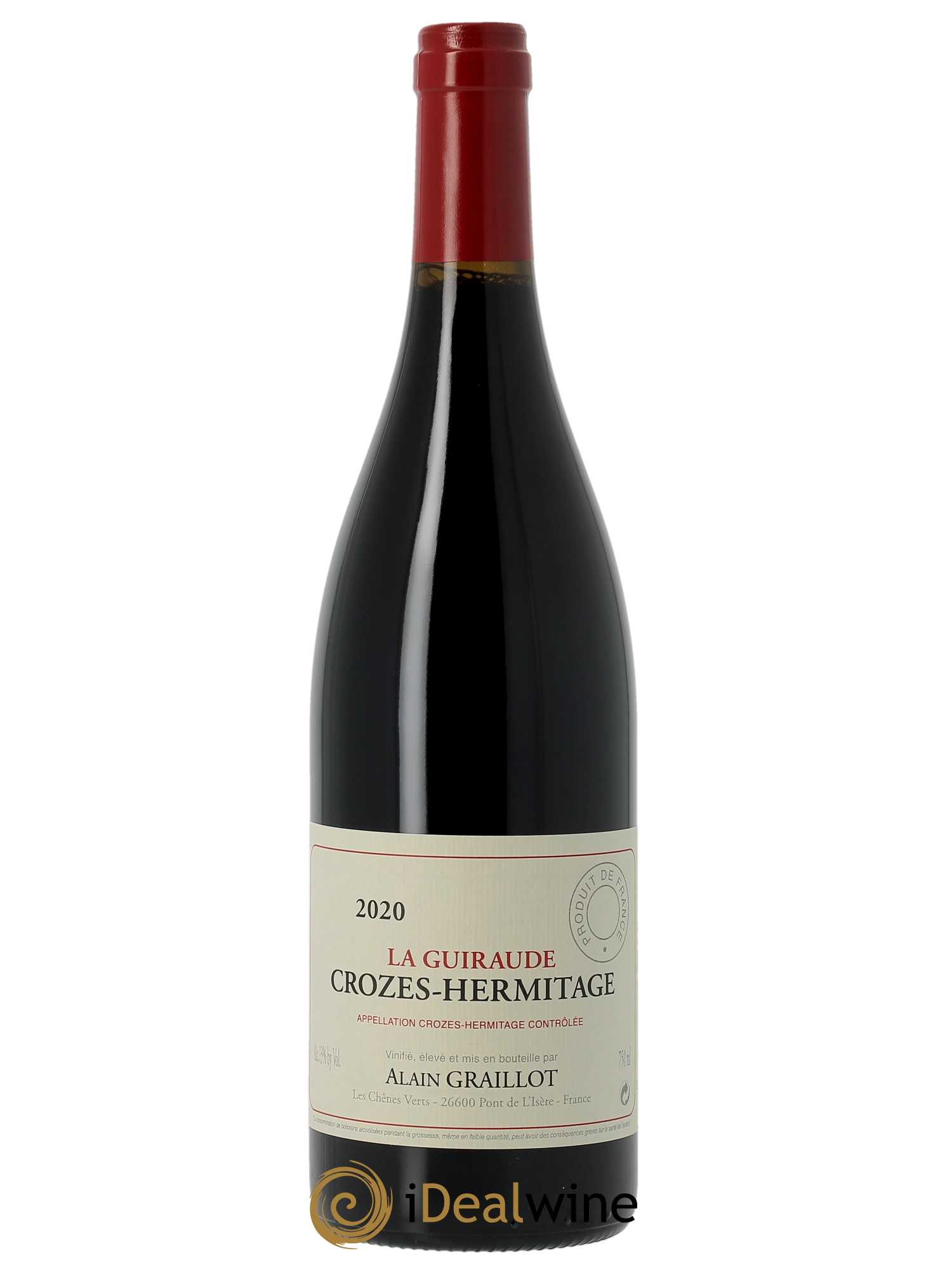 Crozes-Hermitage La Guiraude Domaine Graillot  2020 - Lot de 1 bouteille - 0