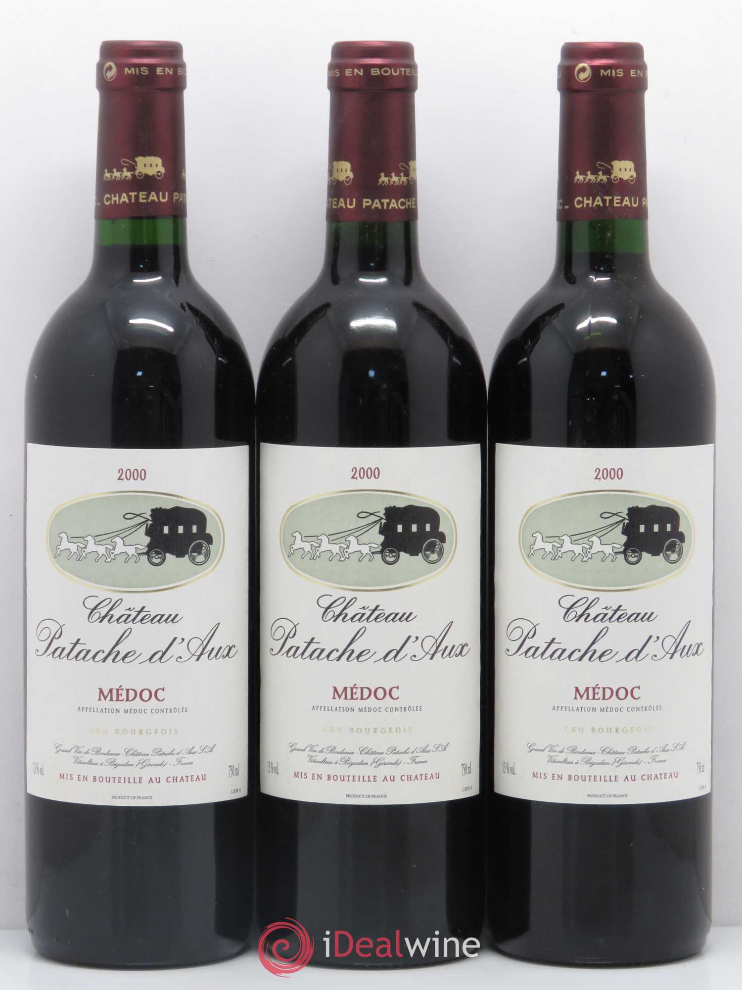 Château Patache d'Aux Cru Bourgeois  (no reserve) 2000 - Lot of 12 bottles - 4