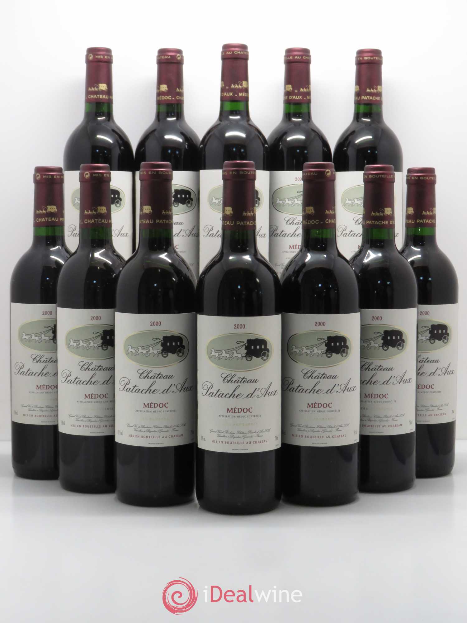 Château Patache d'Aux Cru Bourgeois  (senza prezzo di riserva) 2000 - Lotto di 12 bottiglie - 0