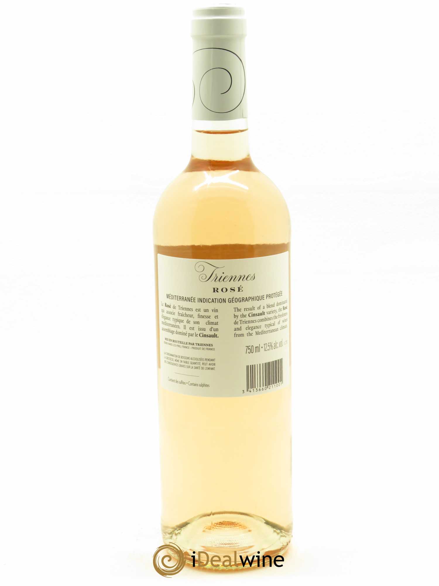 IGP Méditerranée Rosé Triennes (Domaine) 2021 - Lot de 1 bouteille - 1