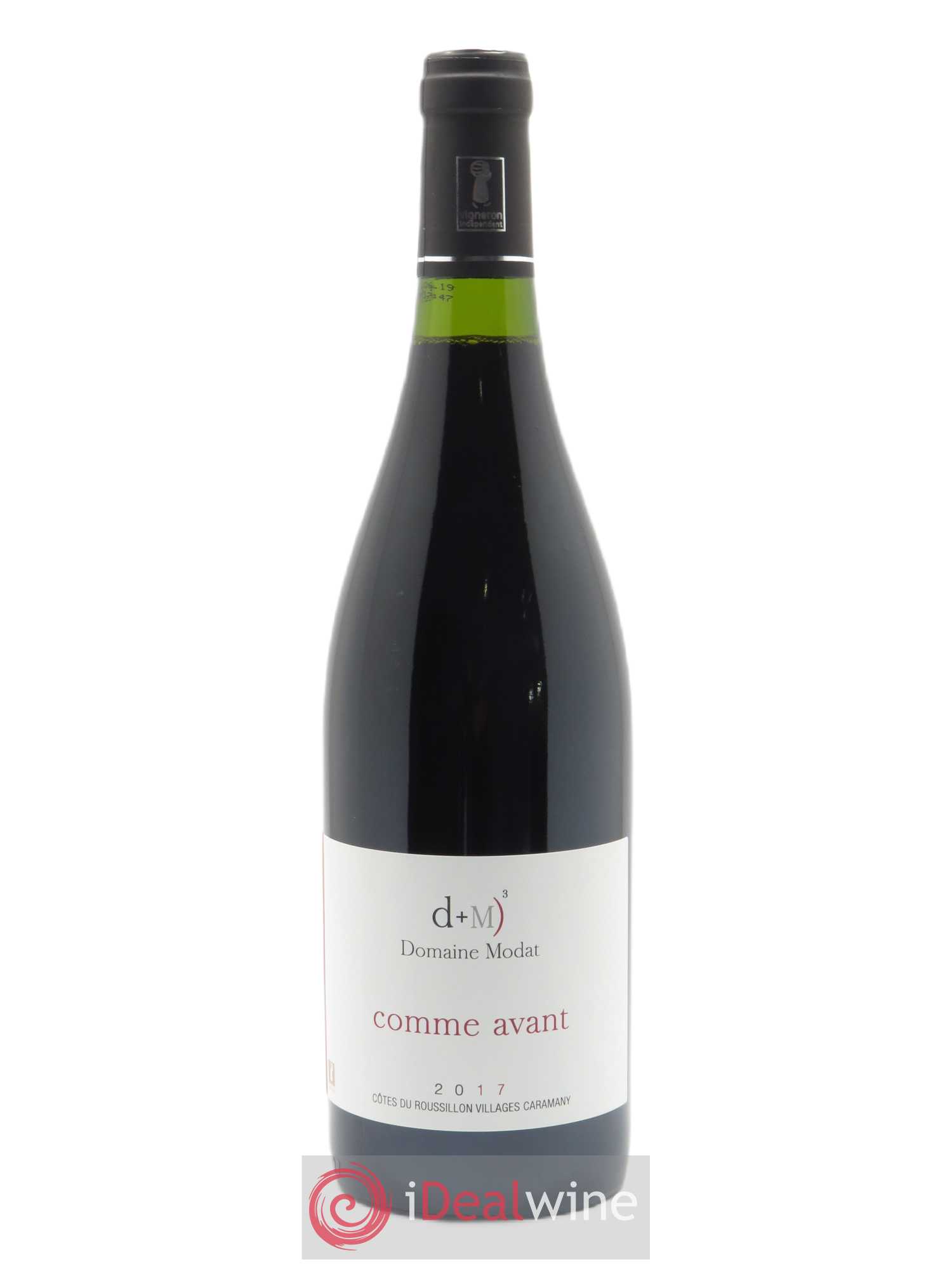 Côtes du Roussillon Villages Caramany Modat (Domaine) Comme Avant 2017 - Posten von 1 Flasche - 0