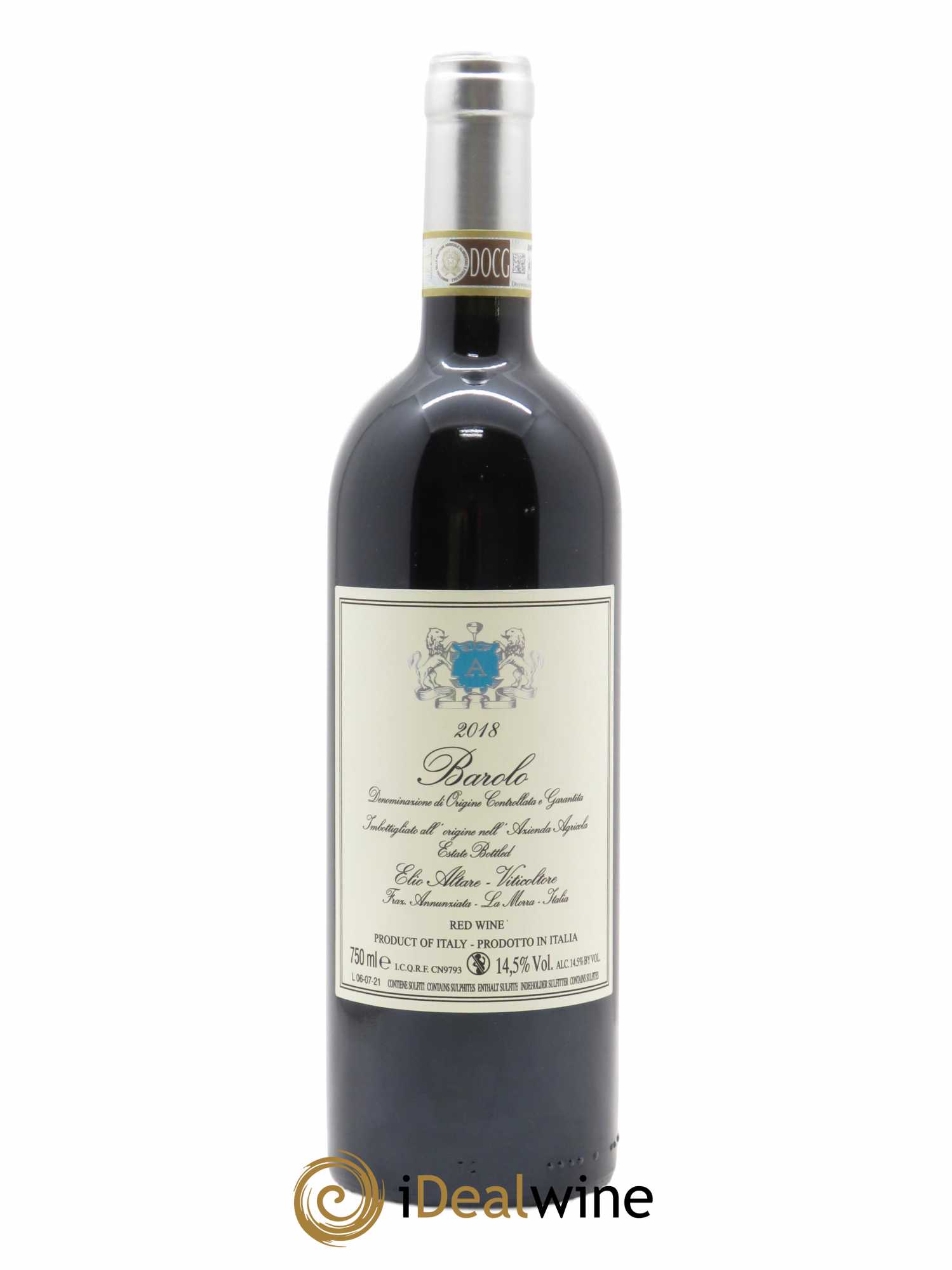 Barolo DOCG Elio Altare 2018 - Lot de 1 bouteille - 0