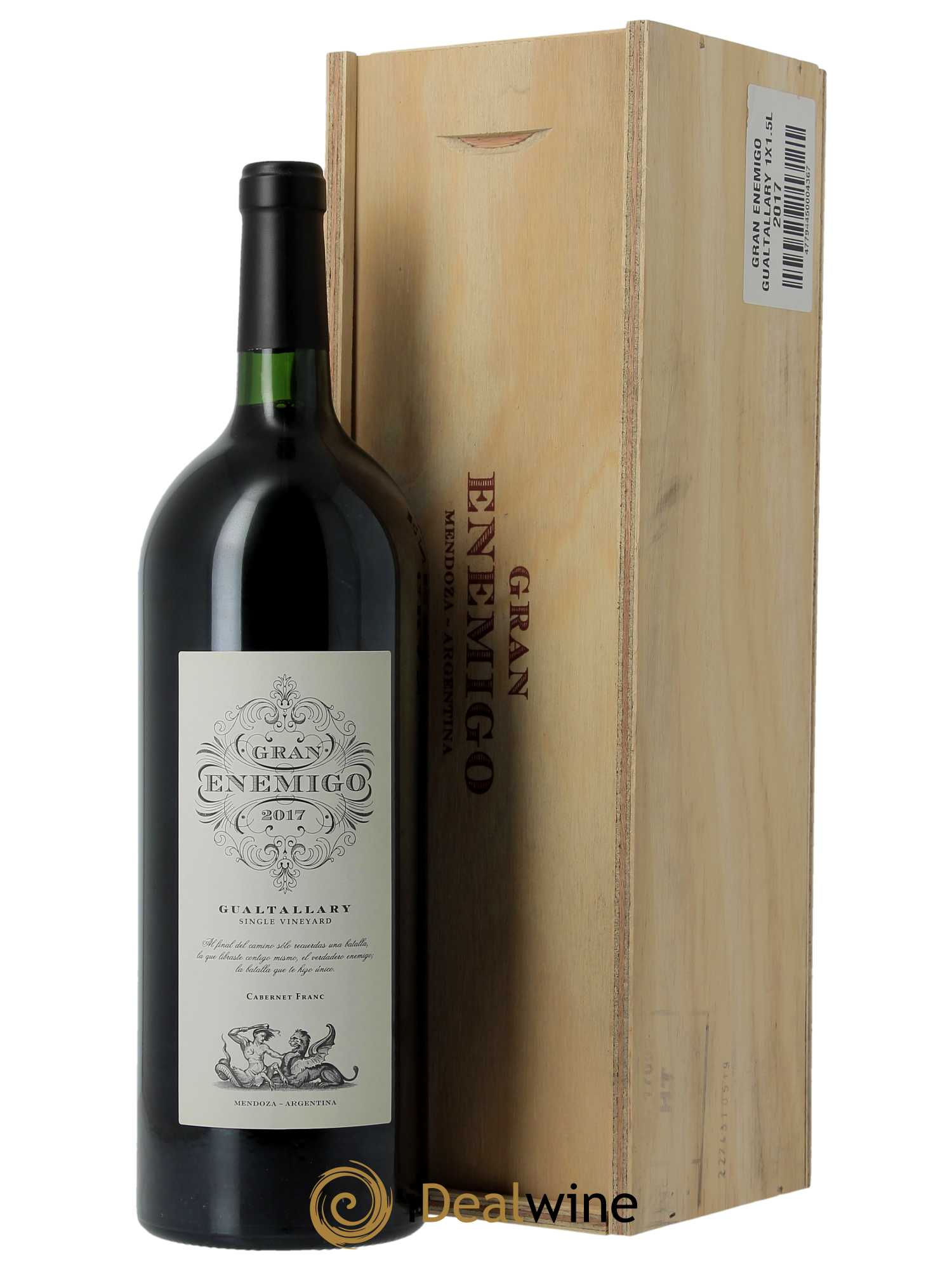 Mendoza Gran Enemigo Gualtallary Single Vineyard El Enemigo 2017 - Lot de 1 magnum - 0