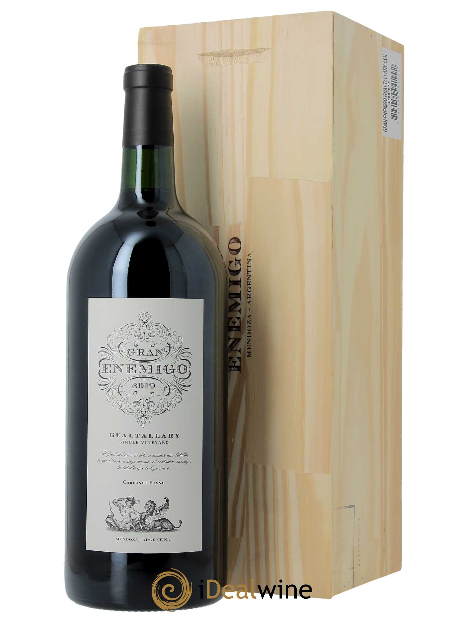 Mendoza Gran Enemigo Gualtallary Single Vineyard El Enemigo 2019 - Lot of 1 double magnum - 0